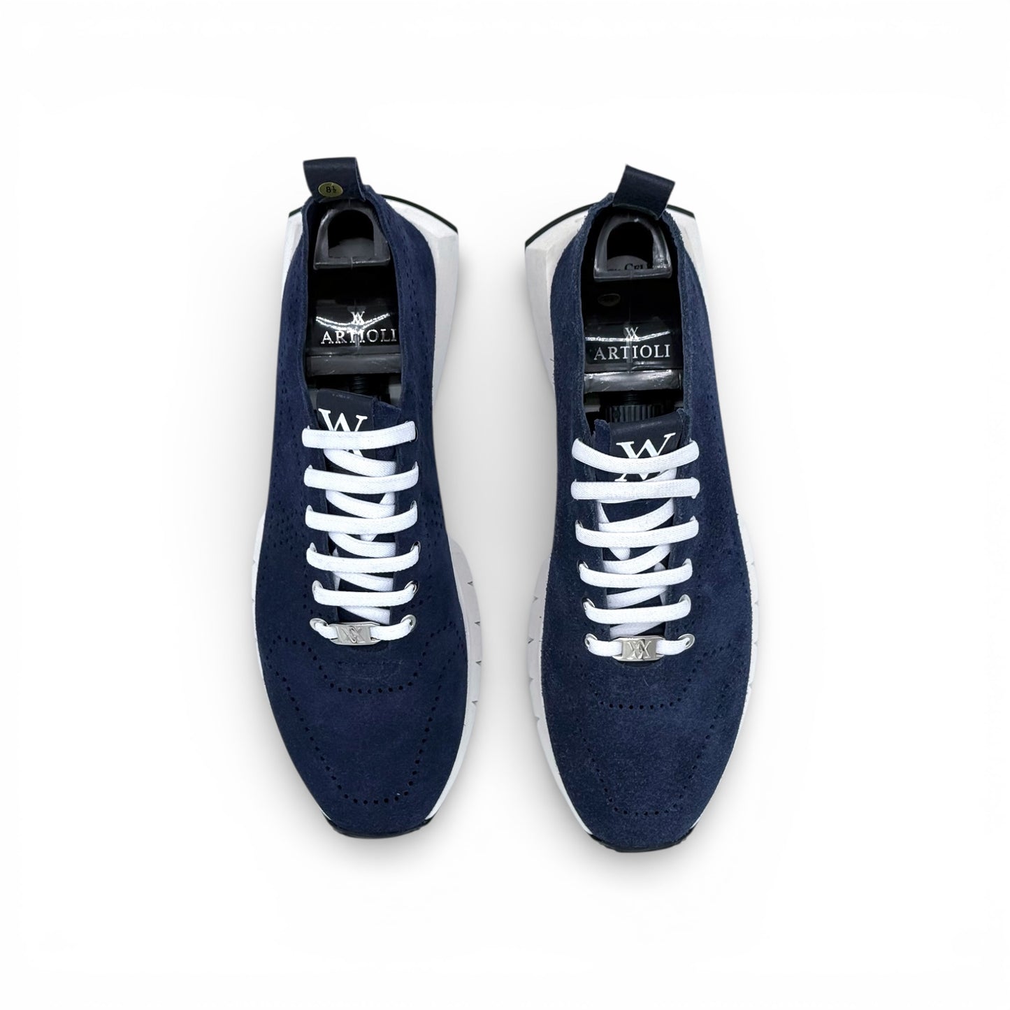 Sneakers Artioli suède bleu