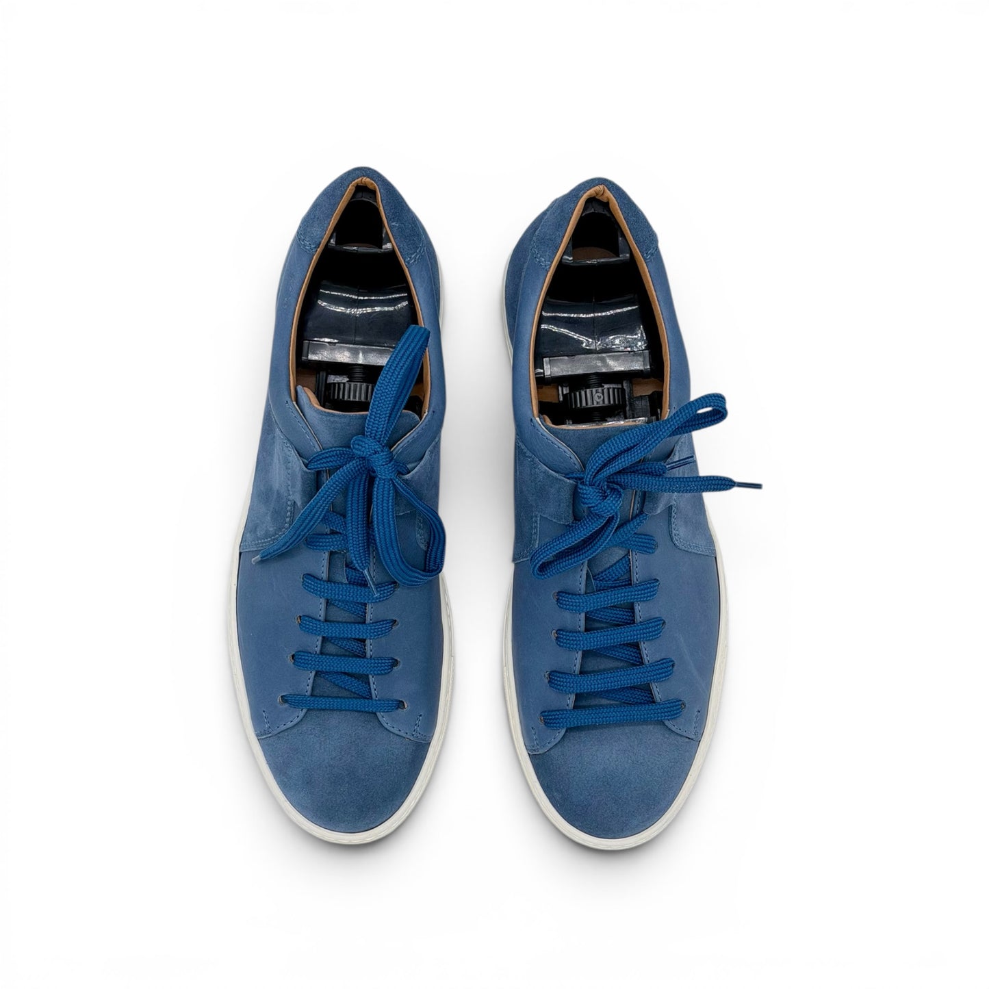 Sneakers Roberto Celk en cuir et suède bleu