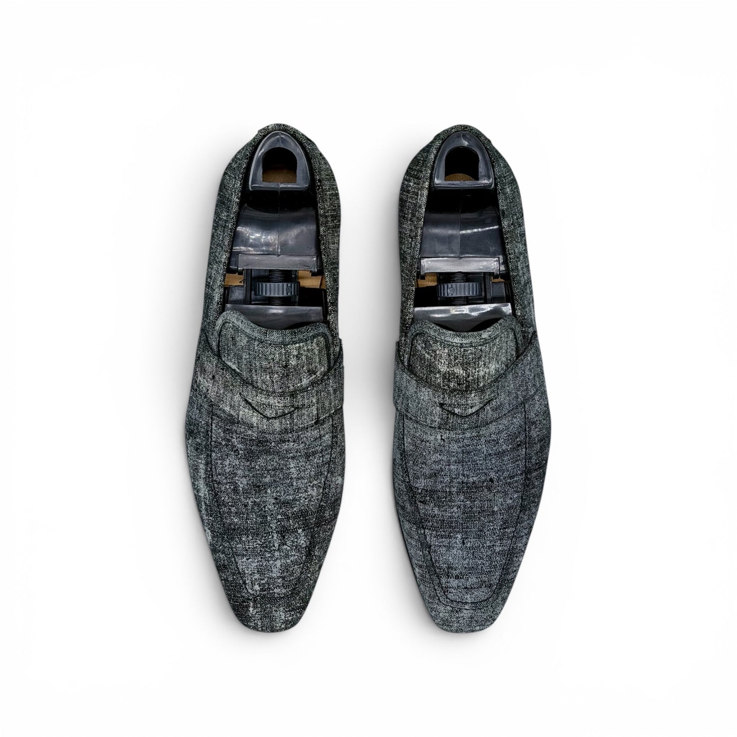 Mocassin Roberto Celk en cuir imprimé noir