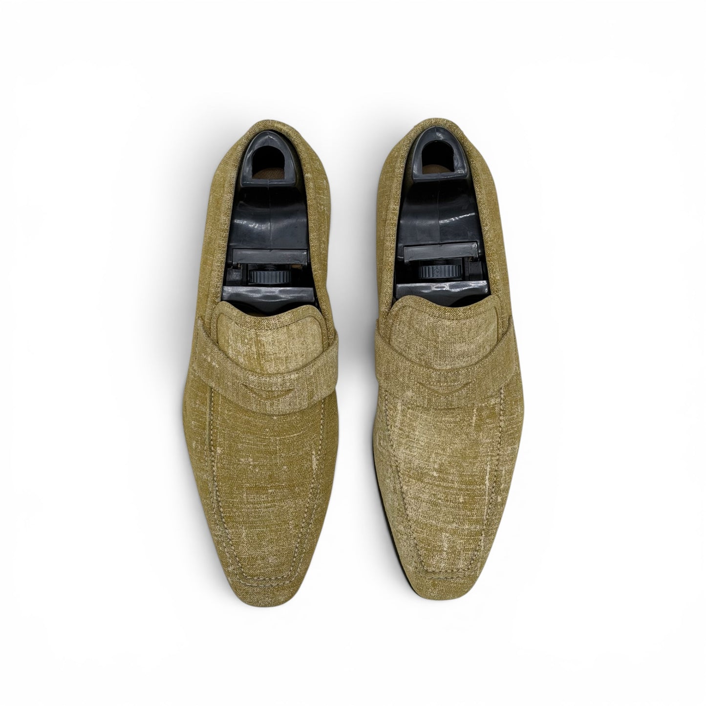 Mocassin Roberto Celk en cuir imprimé jaune