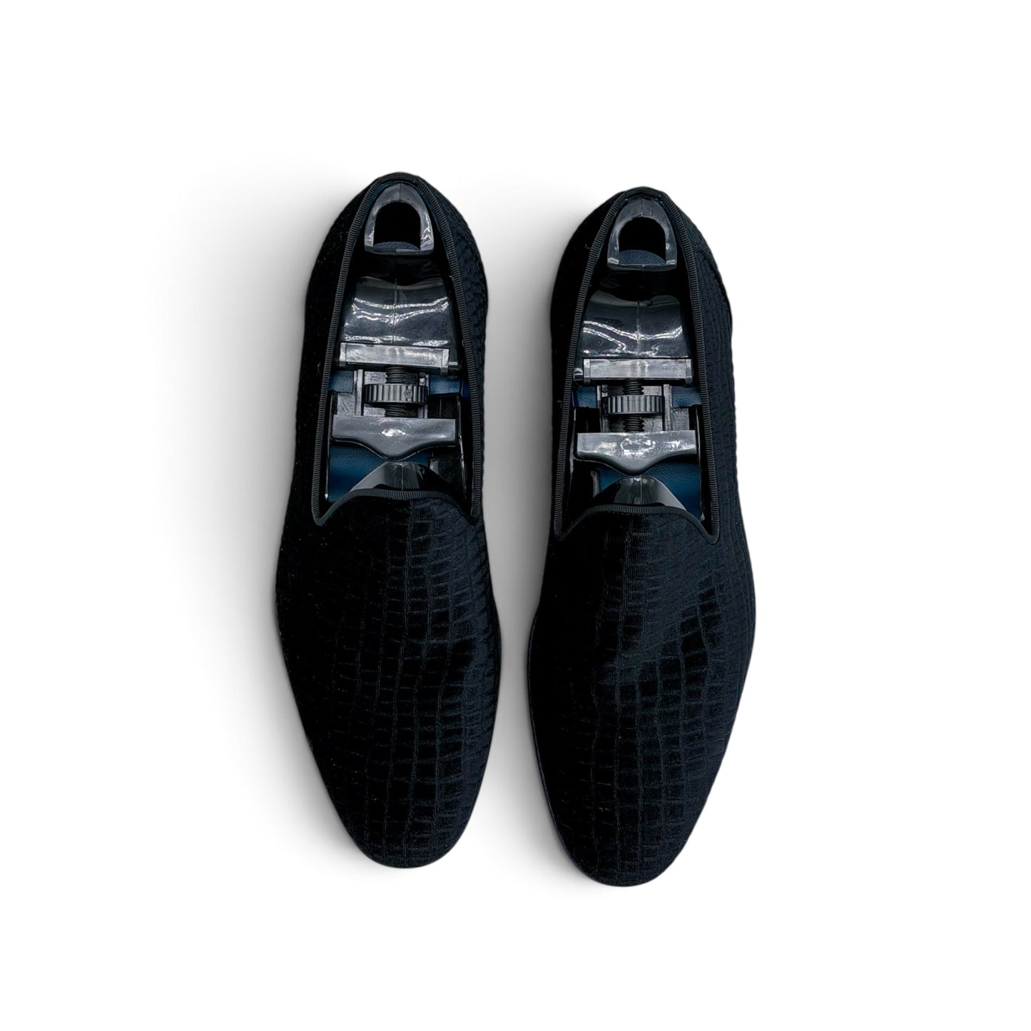 Mocassin Roberto Celk en velour imprimé noir