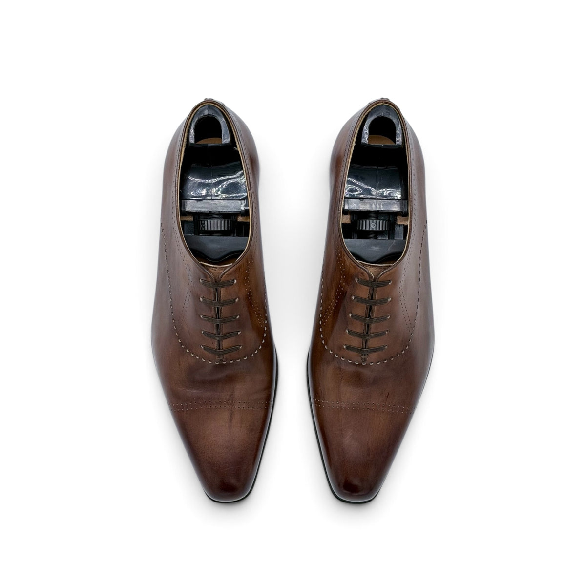 Richelieu Artioli en cuir marron