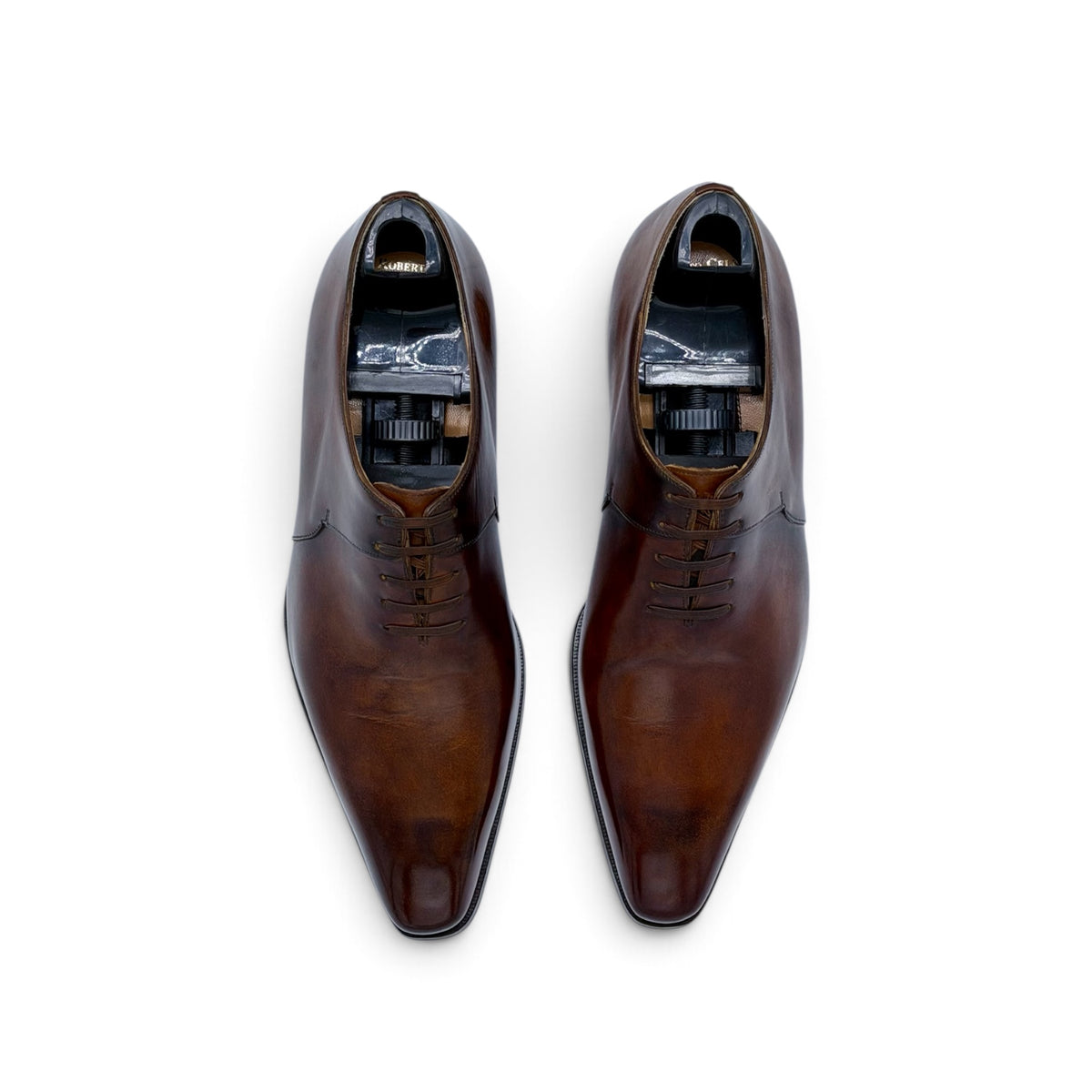 Richelieu Artioli en cuir marron