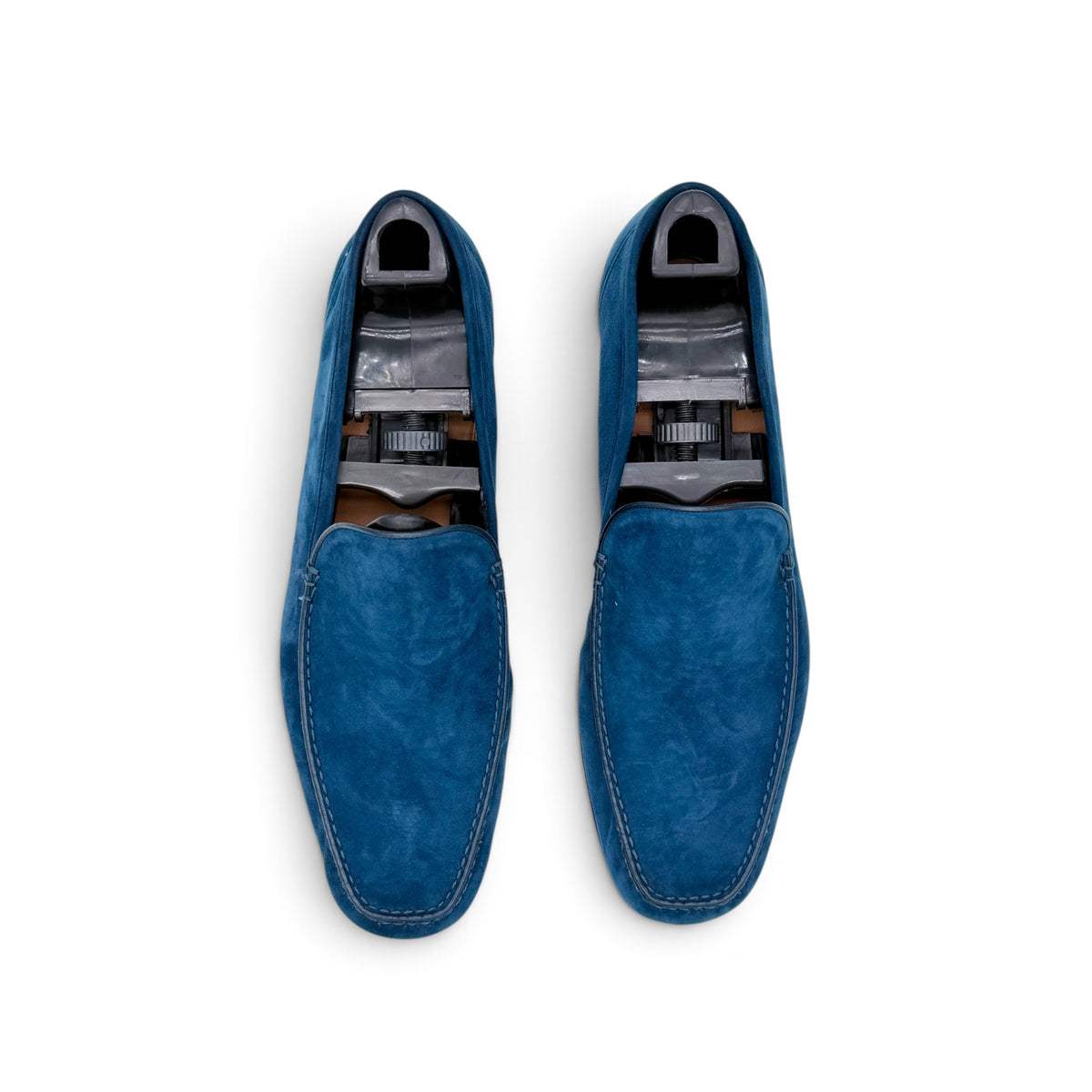 Mocassin Roberto Celk en suede bleu