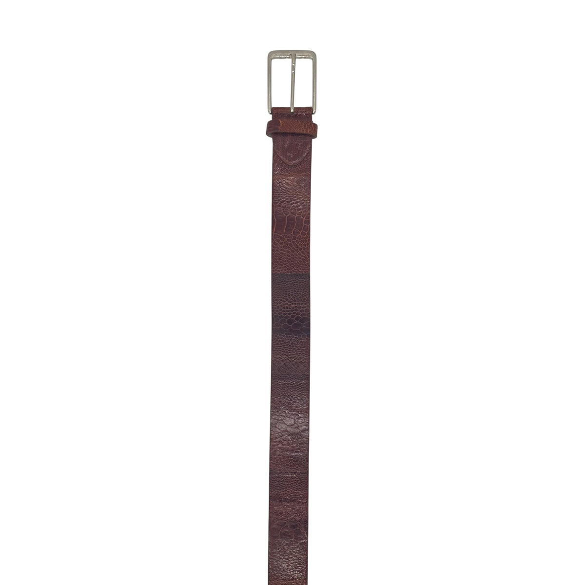 Ceinture Roberto Celk en pâte d’autruche bordeaux