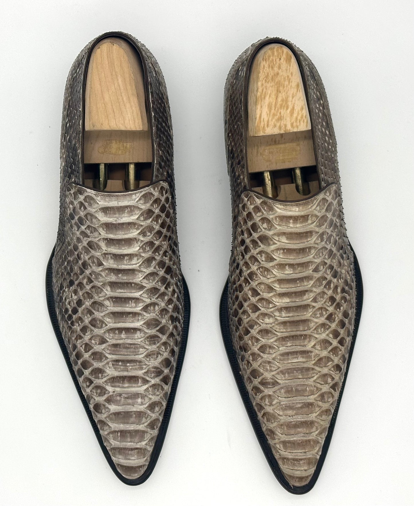 Mocassin Roberto Celk en python beige