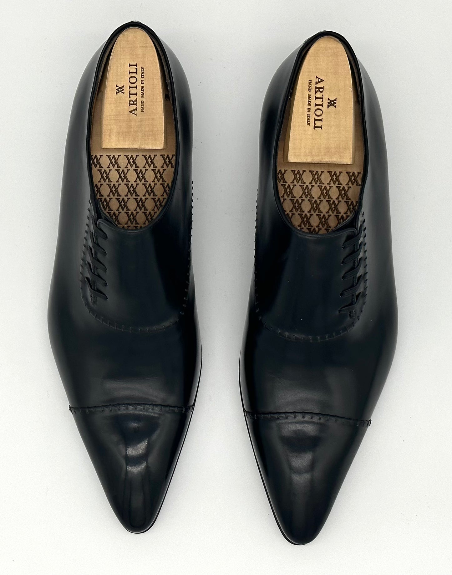 Mocassin Artioli en cuir noir