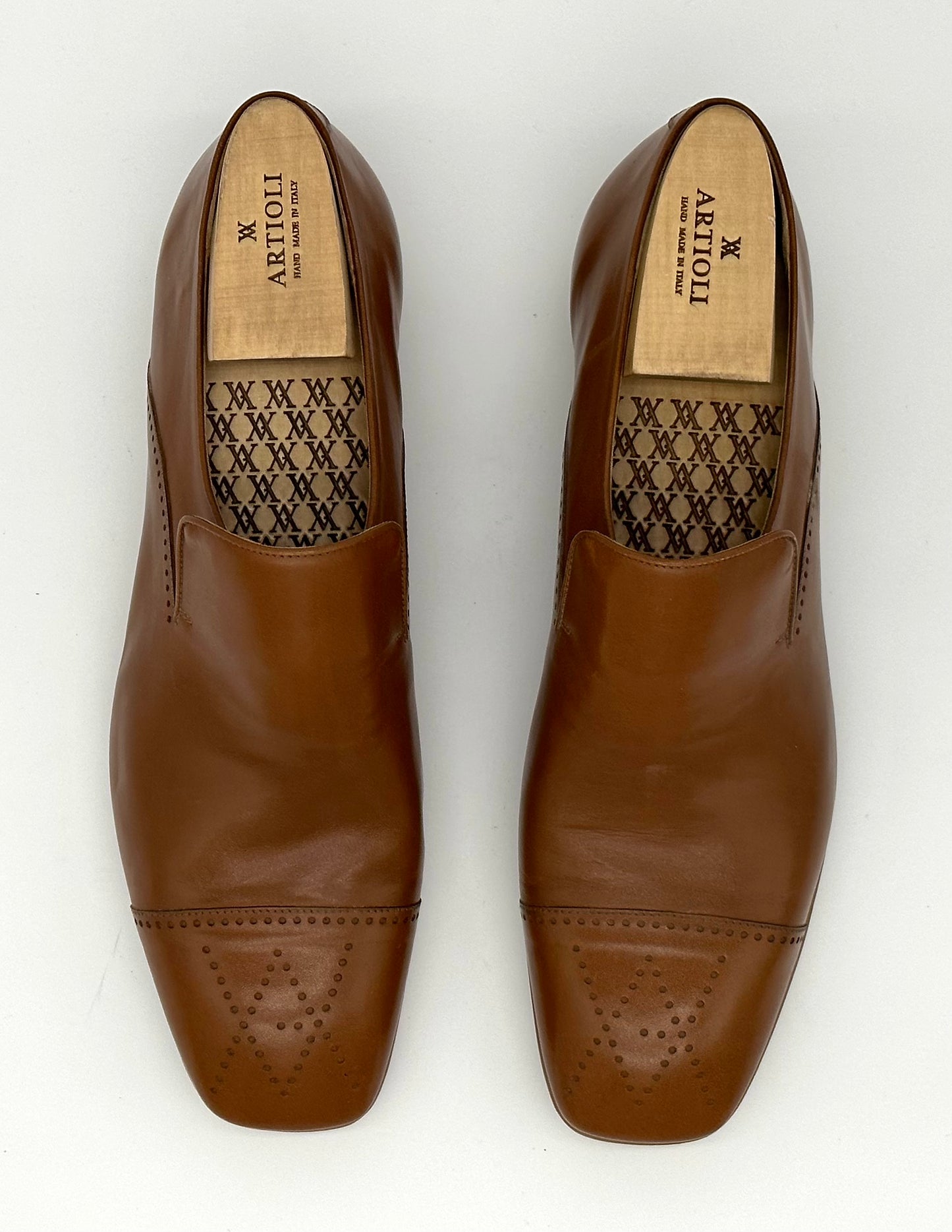 Mocassin souple Artioli en kangourou marron