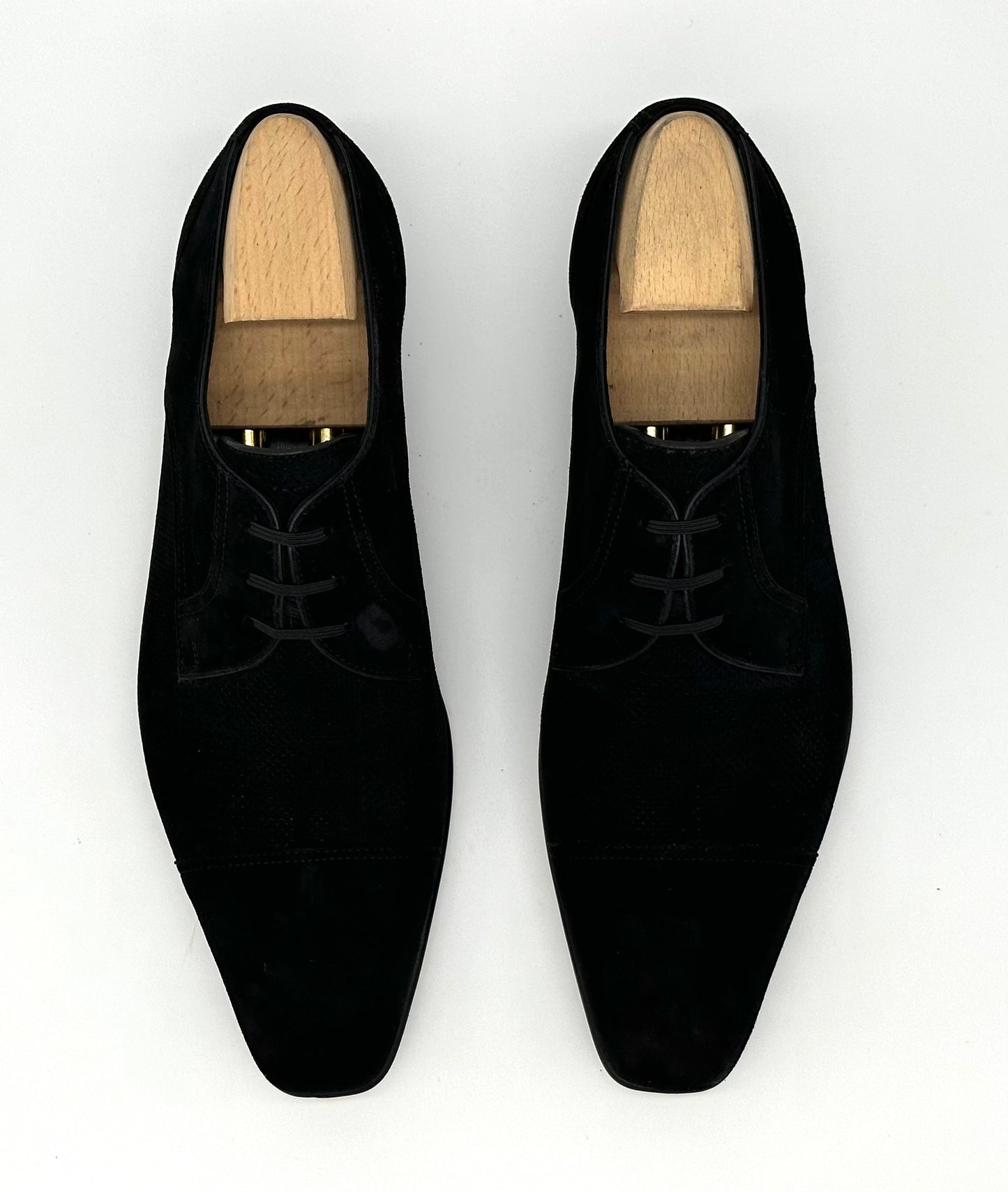 Derby Roberto Celk en suede noir