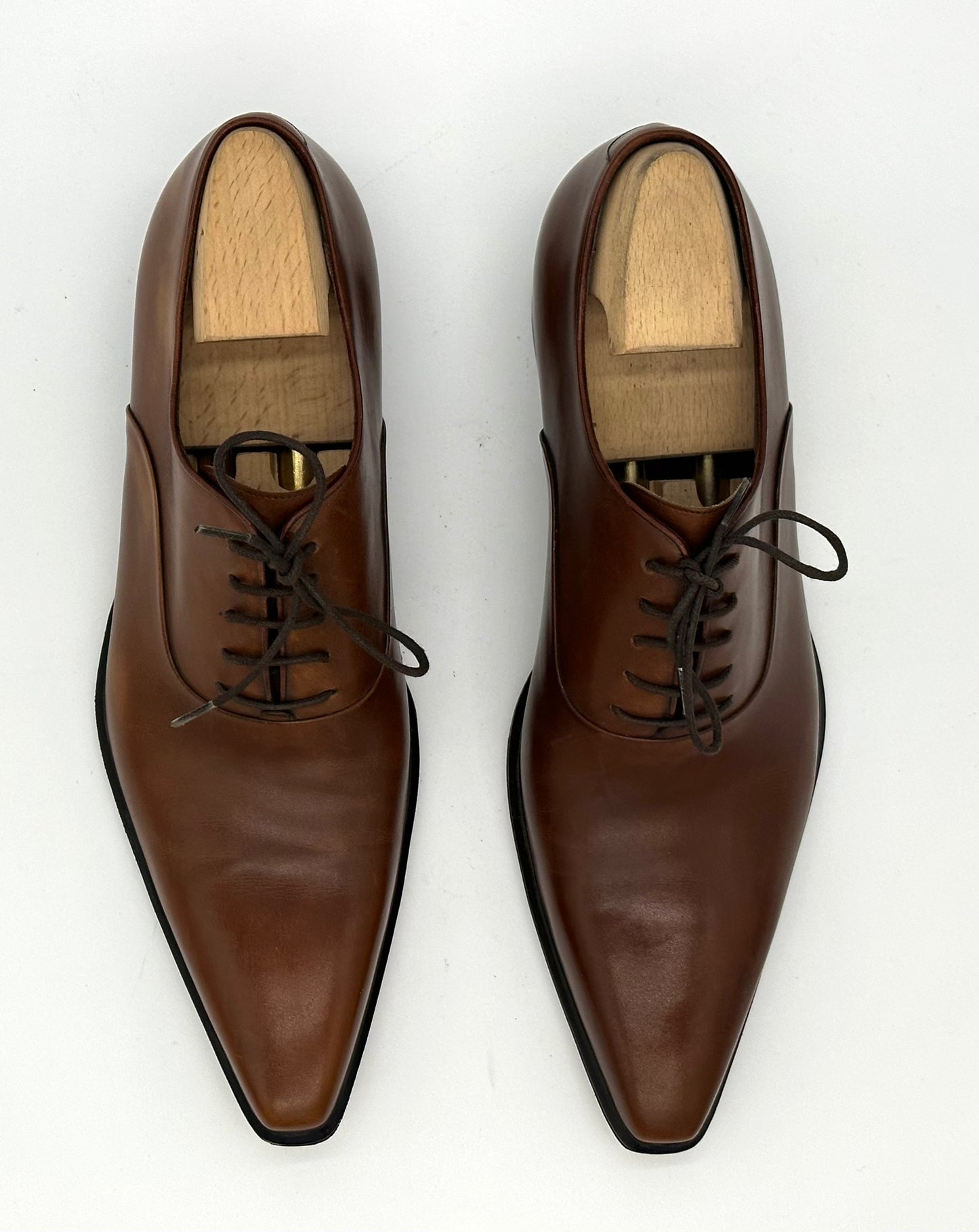 Richelieu Roberto Celk en cuir marron