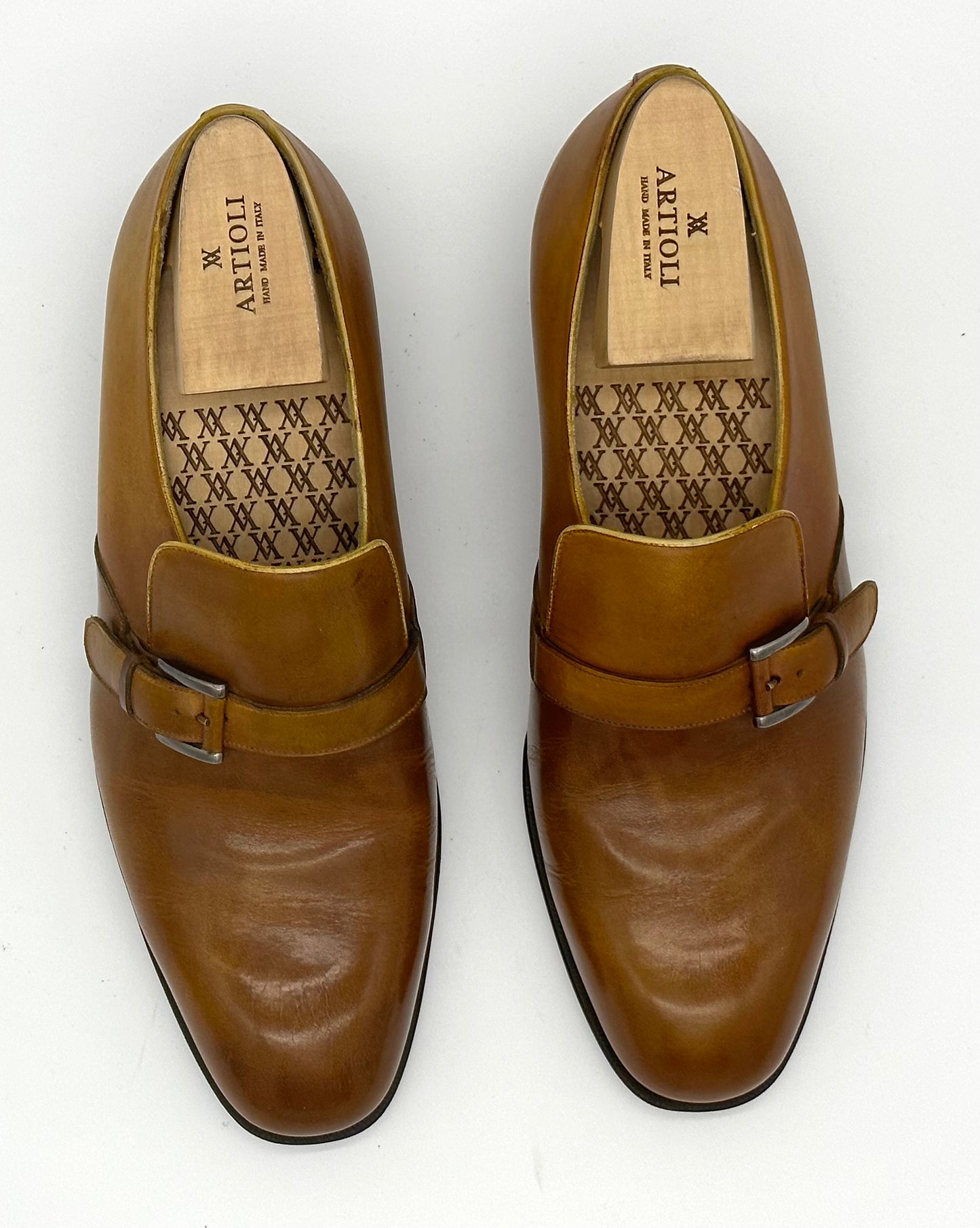 Soulier Artioli en cuir marron