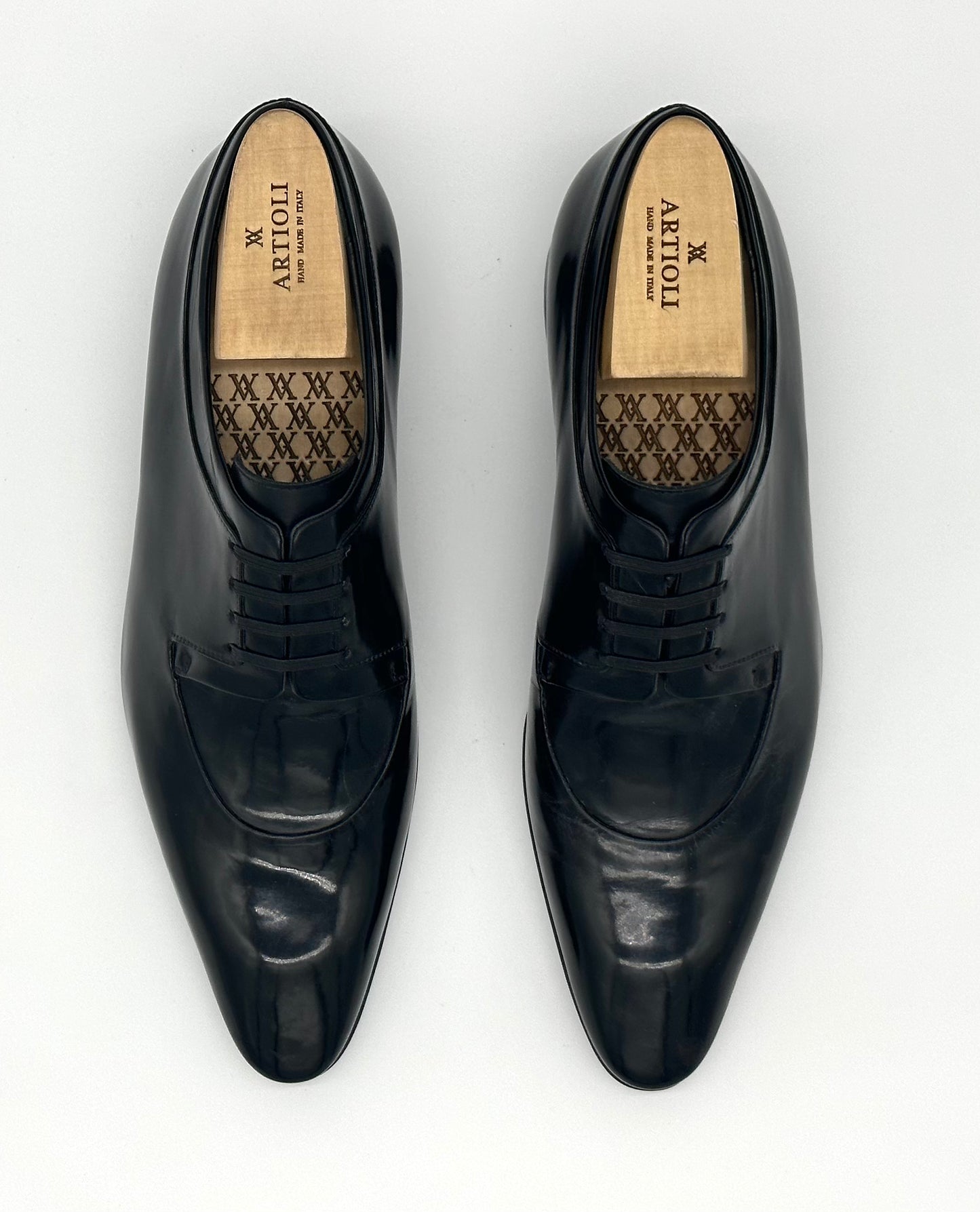 Derby Artioli en cuir noir