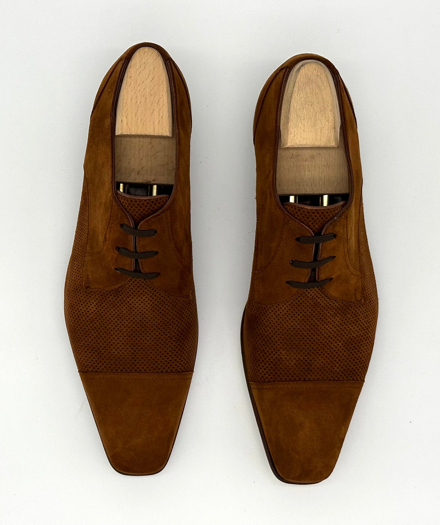 Derby Roberto Celk en suede marron