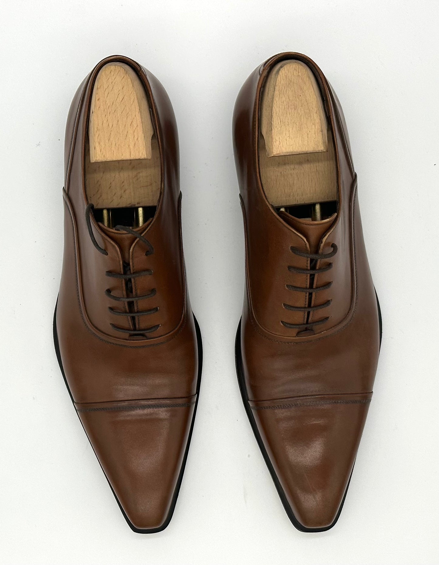 Richelieu Roberto Celk en cuir marron