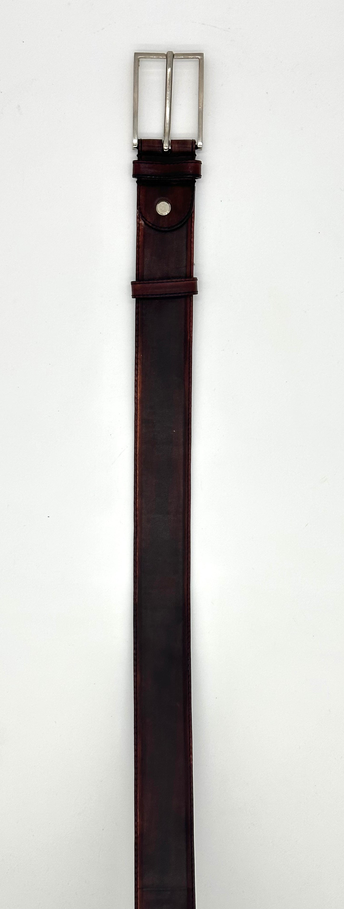 Ceinture Artioli en cuir bordeaux
