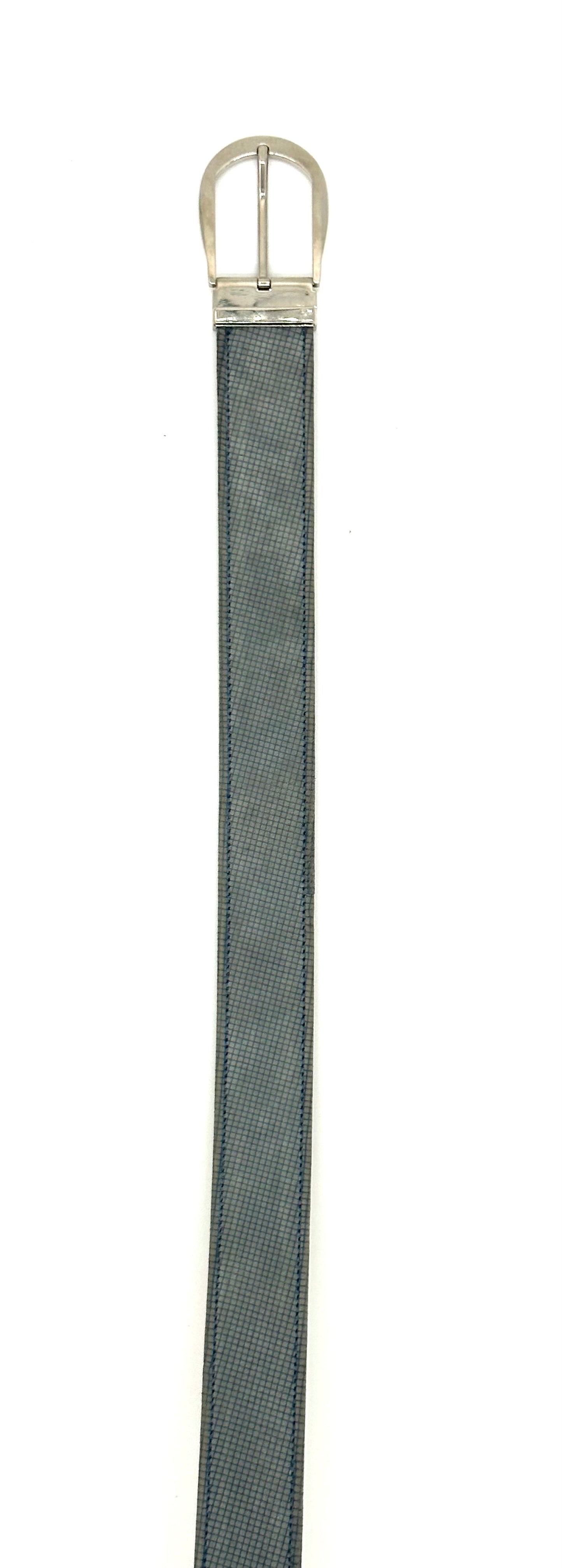 Ceinture Roberto Celk en Suède bleu clair