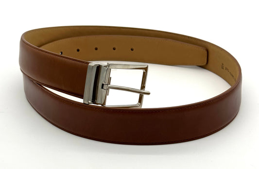 Ceinture Roberto Celk en cuir marron clair