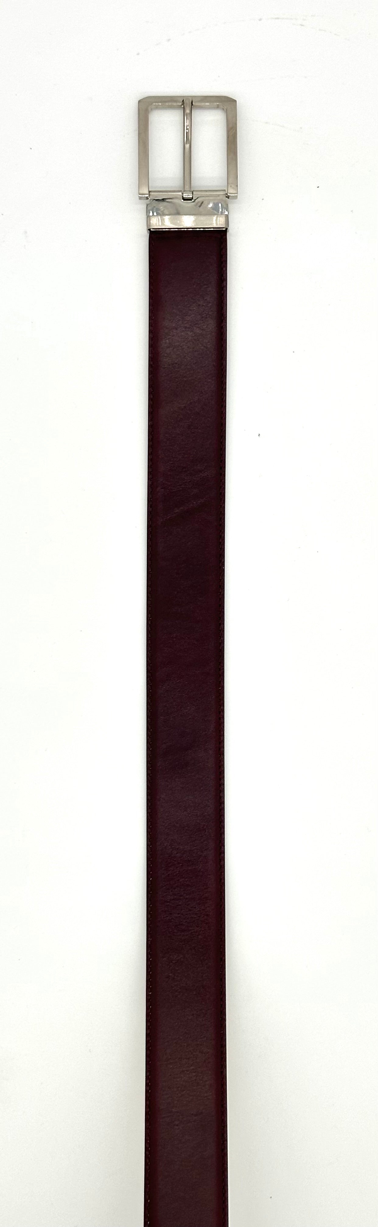 Ceinture Roberto Celk en cuir bordeaux