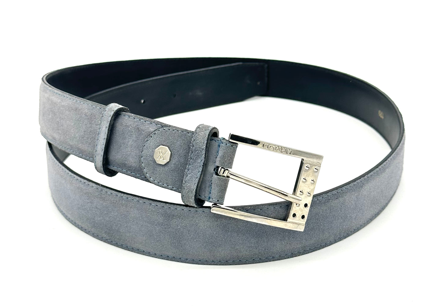 Ceinture Artioli en Suède bleu clair