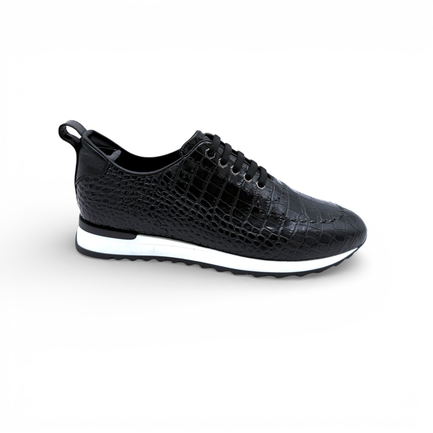 Sneakers Artioli croco noir