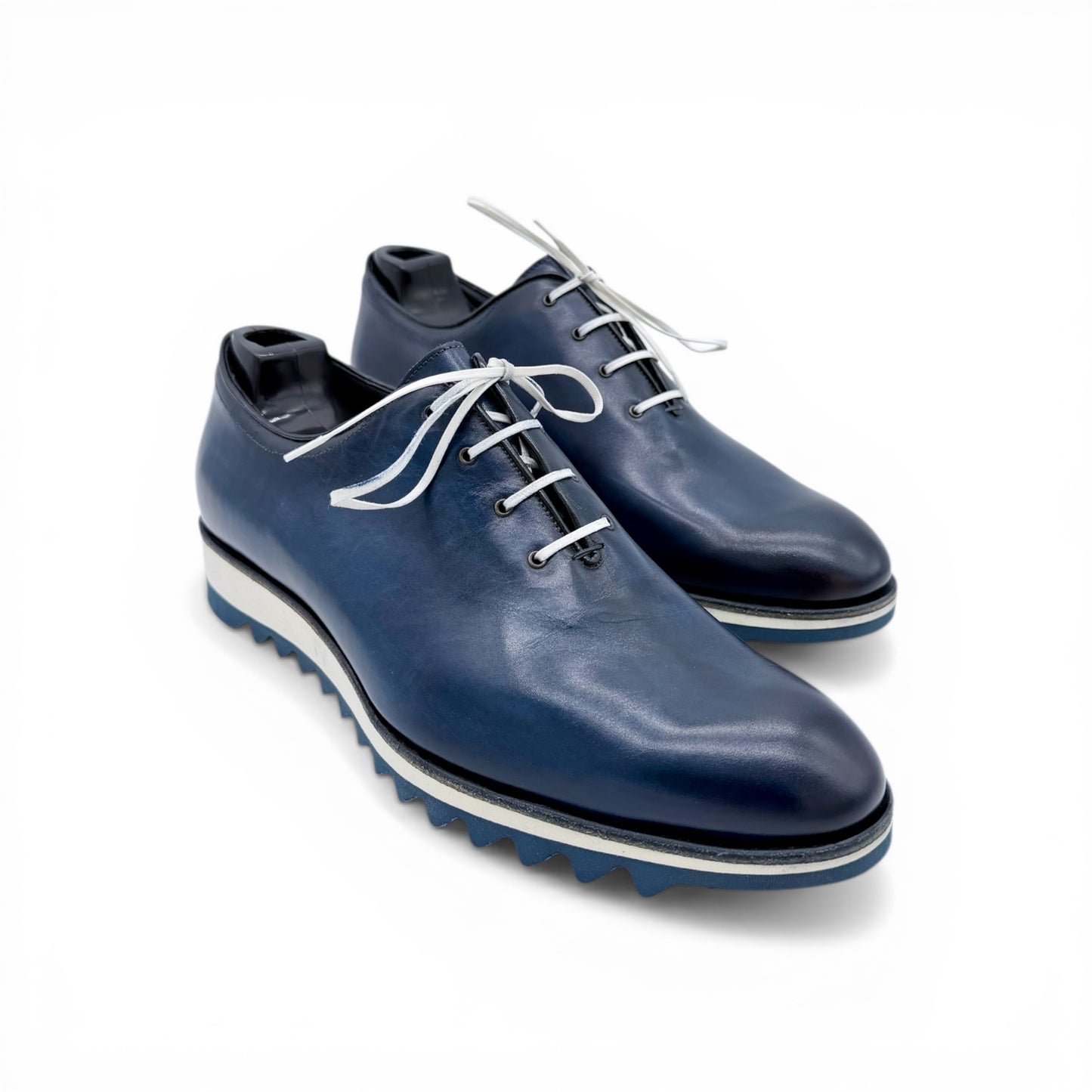 Sneakers Roberto Celk en cuir marine