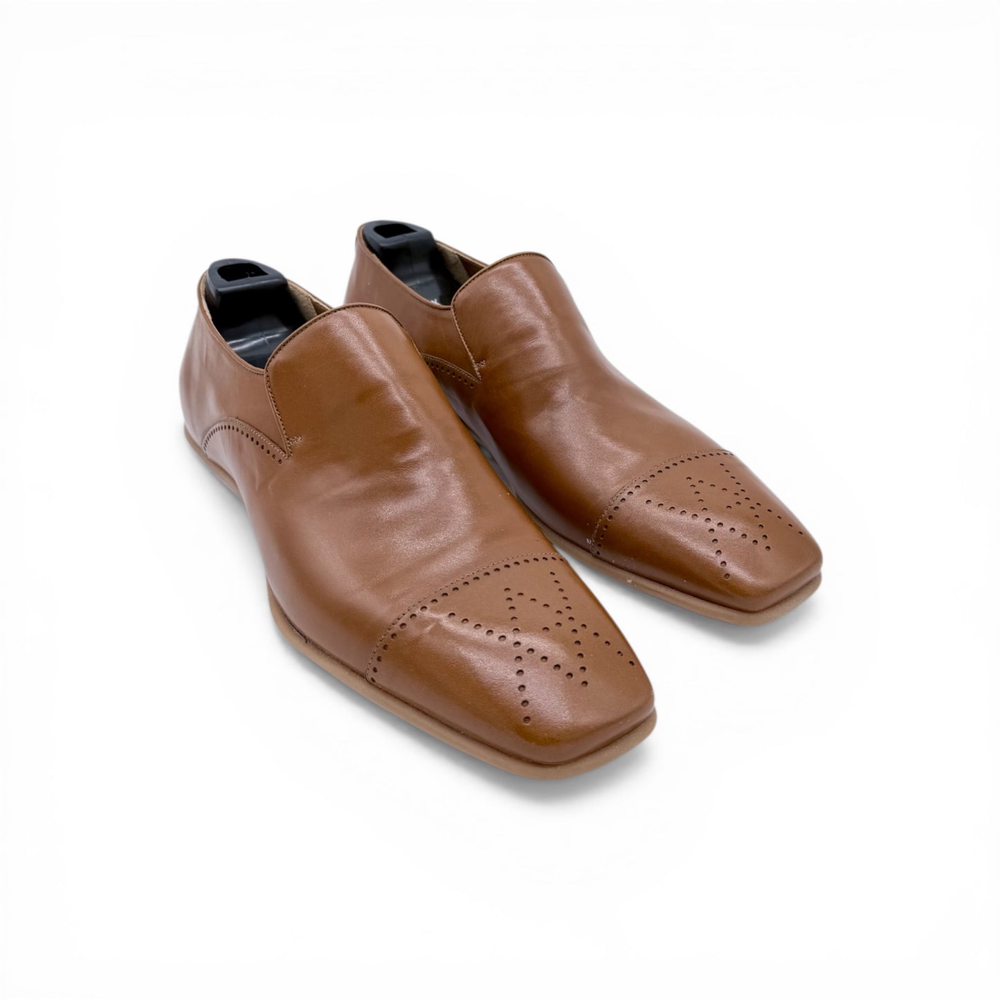 Mocassin Artioli en cuir souple marron