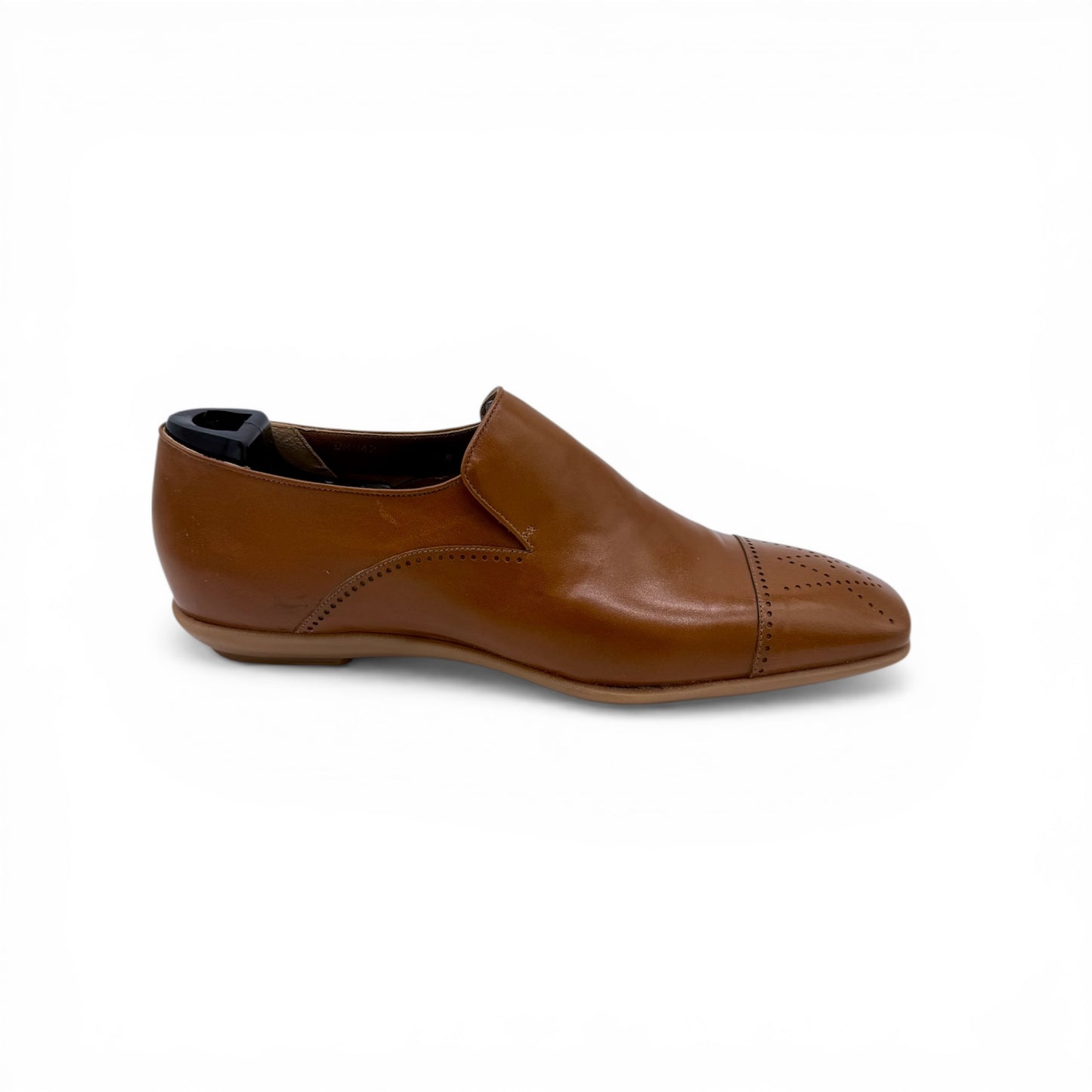 Mocassin Artioli en cuir souple marron