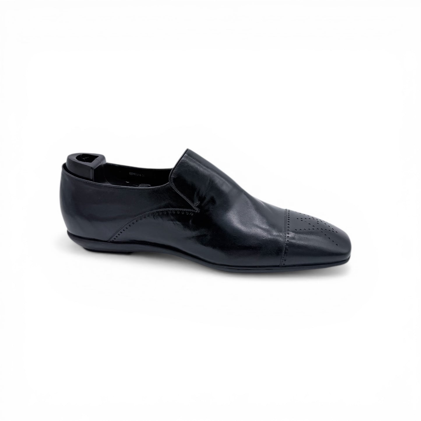 Mocassin Artioli en cuir souple noir