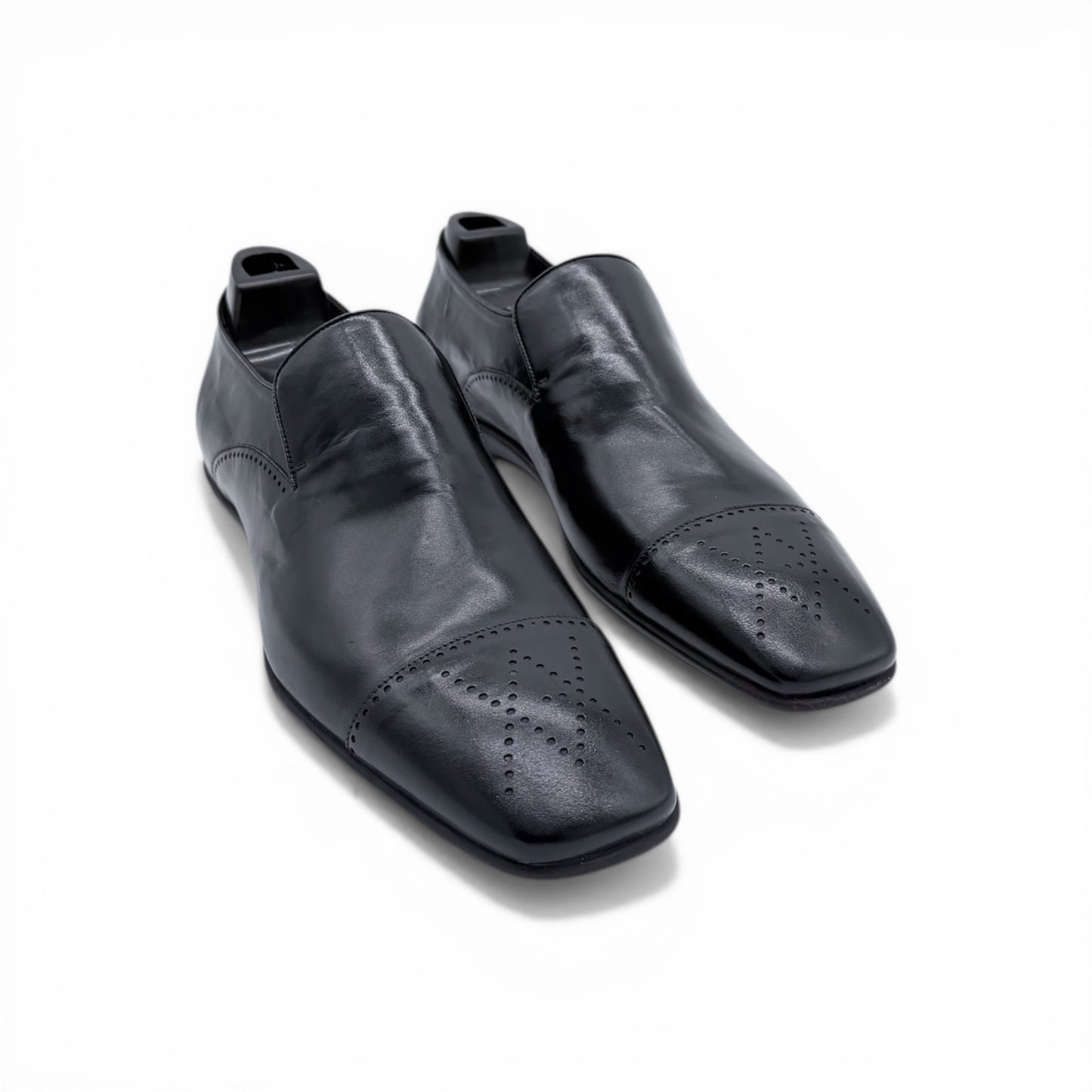 Mocassin Artioli en cuir souple noir