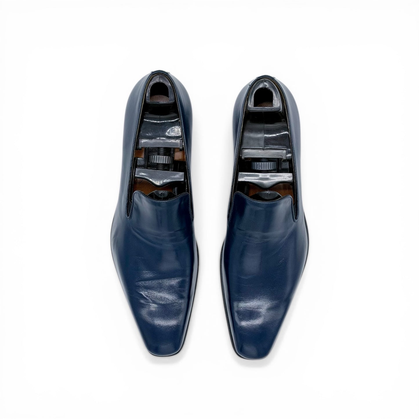 Mocassin Roberto Celk en cuir bleu