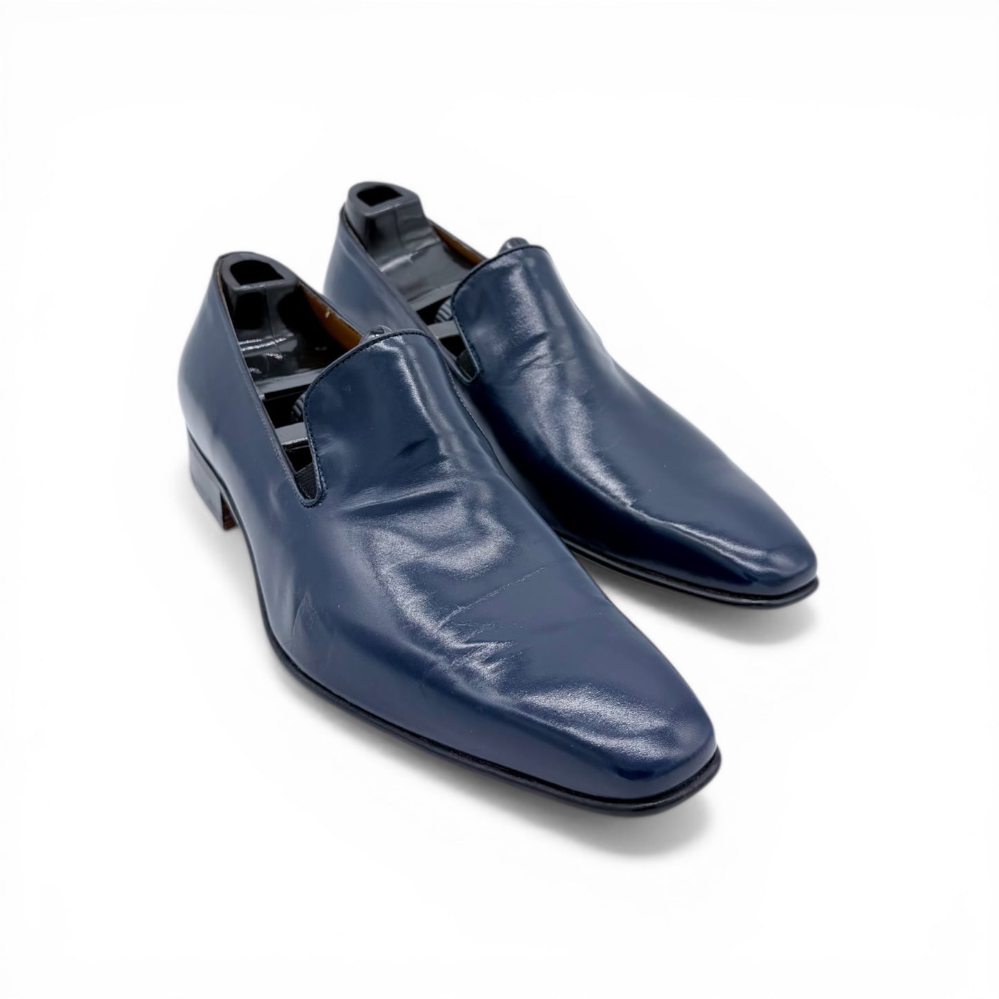 Mocassin Roberto Celk en cuir bleu