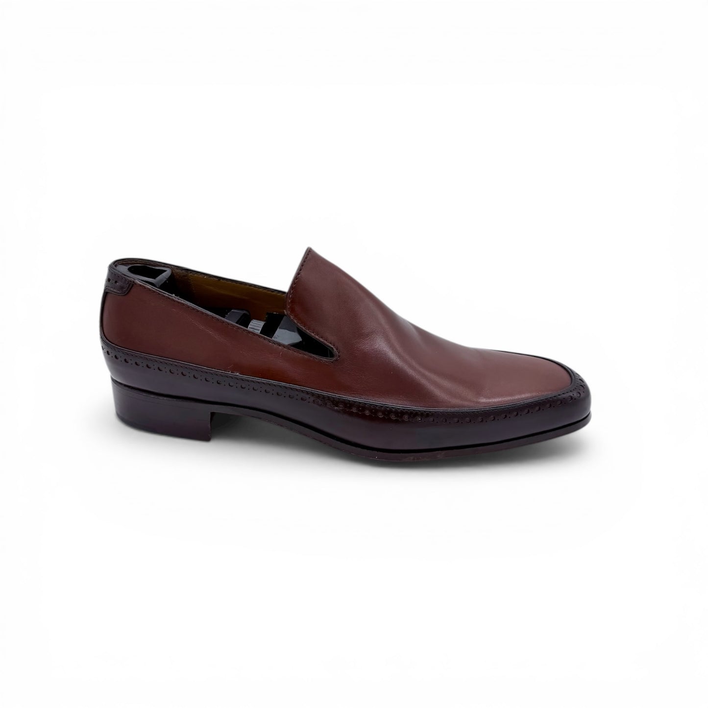 Mocassin Roberto Celk en cuir bi-colore marron