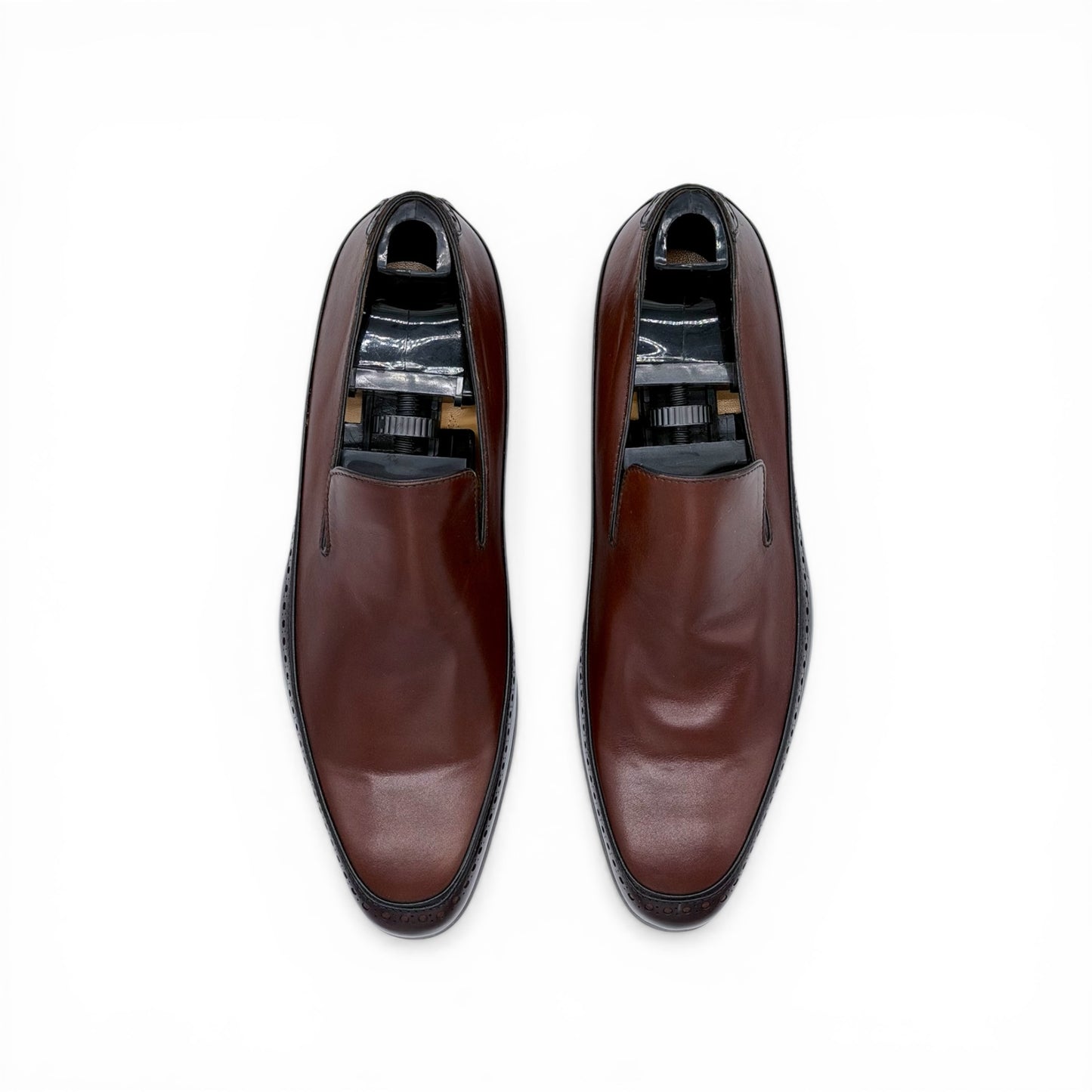 Mocassin Roberto Celk en cuir bi-colore marron