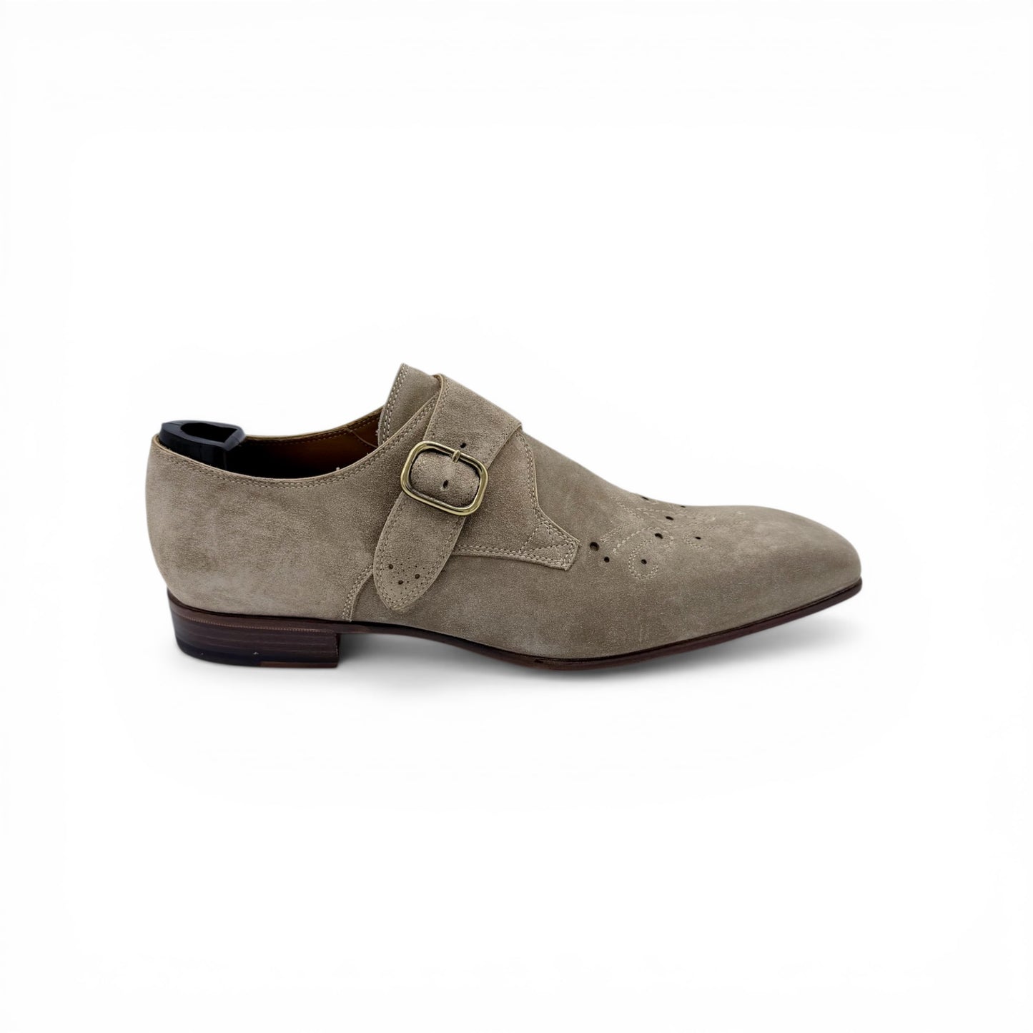 Soulier à boucle Roberto Celk en suède beige