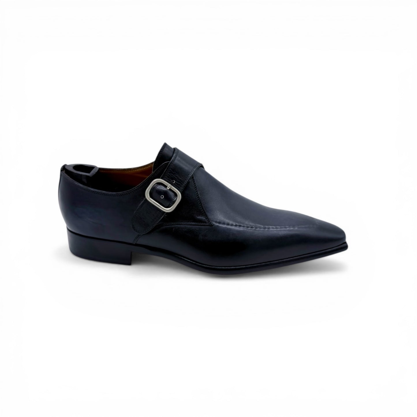 Soulier à boucle Roberto Celk en cuir noir