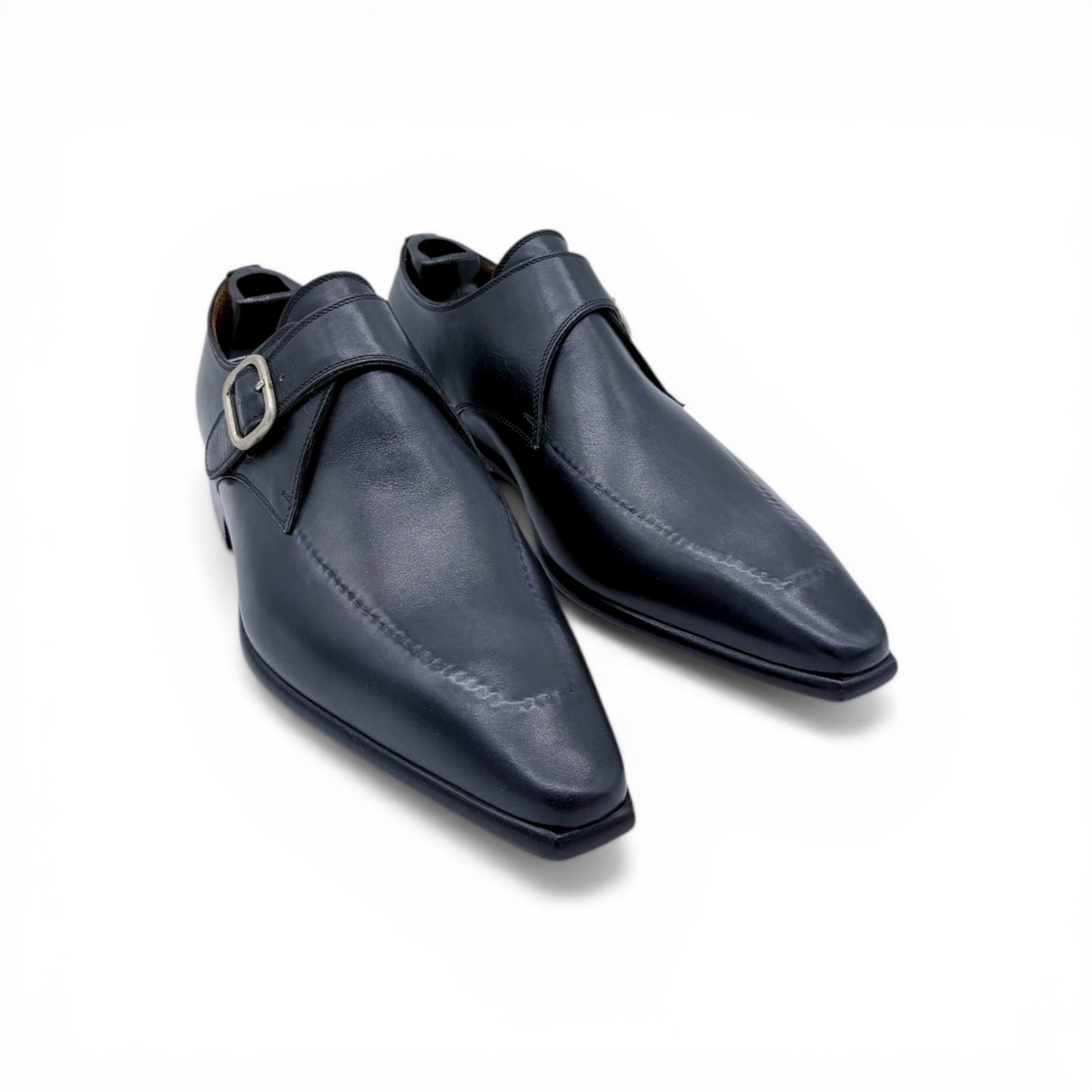 Soulier à boucle Roberto Celk en cuir noir