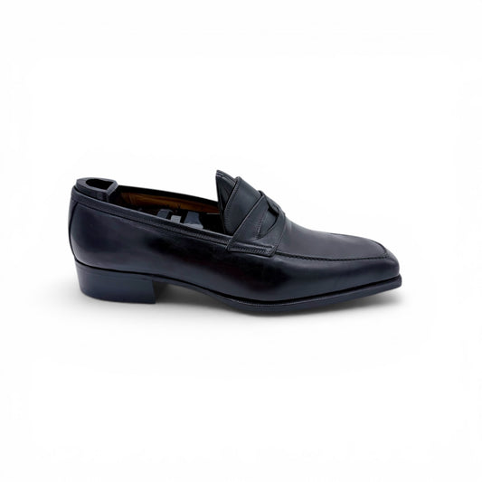 Mocassin Artioli en cuir noir