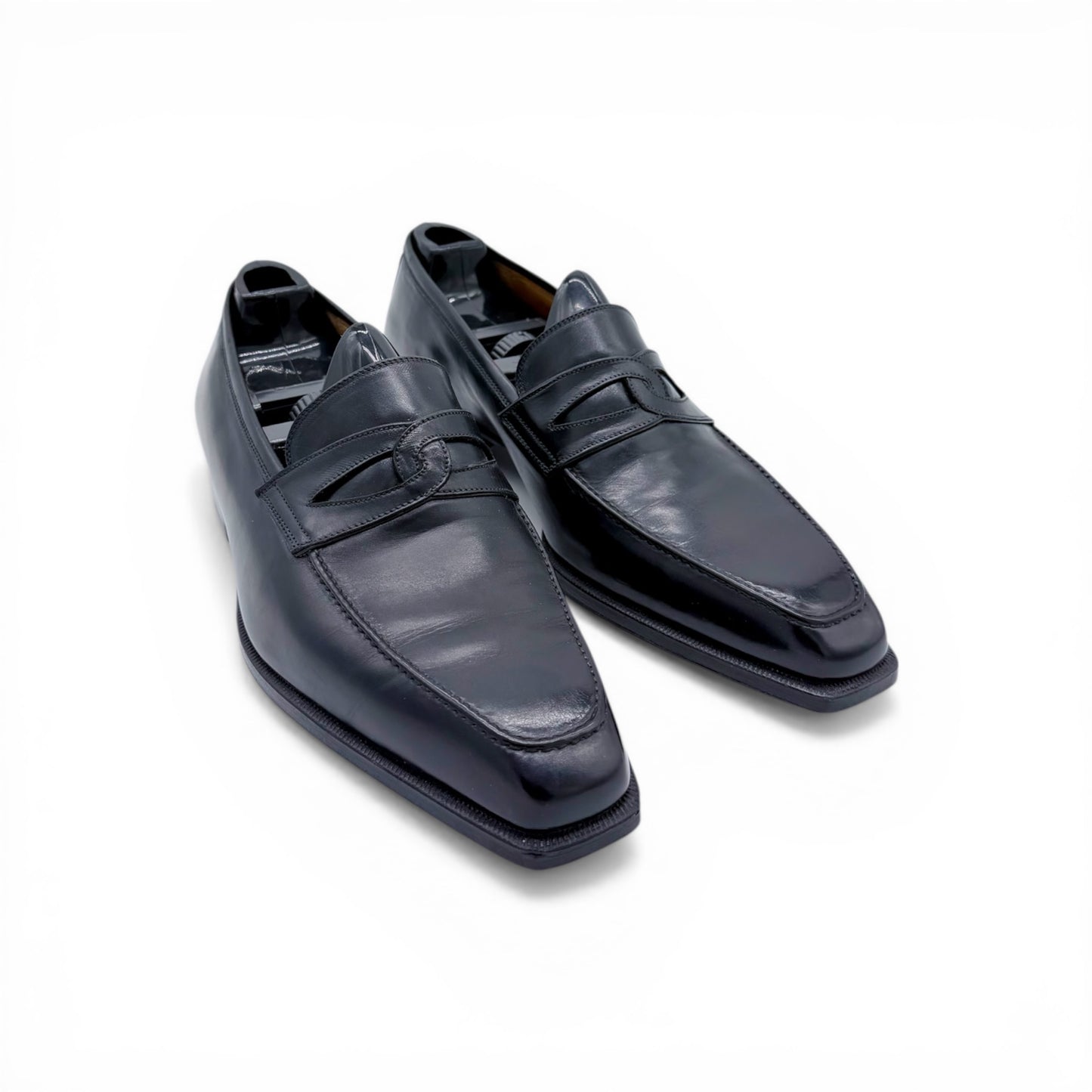 Mocassin Artioli en cuir noir