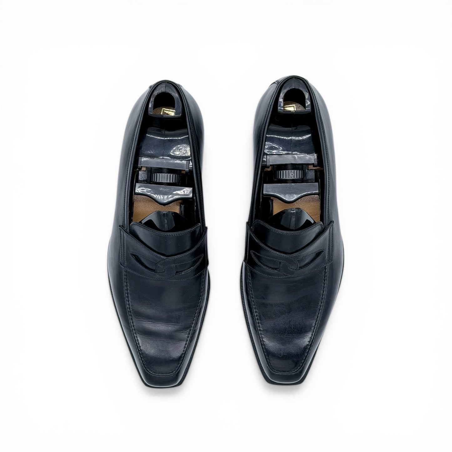 Mocassin Artioli en cuir noir