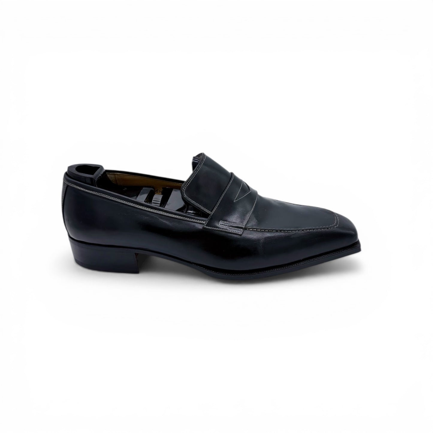 Mocassin Artioli en cuir noir