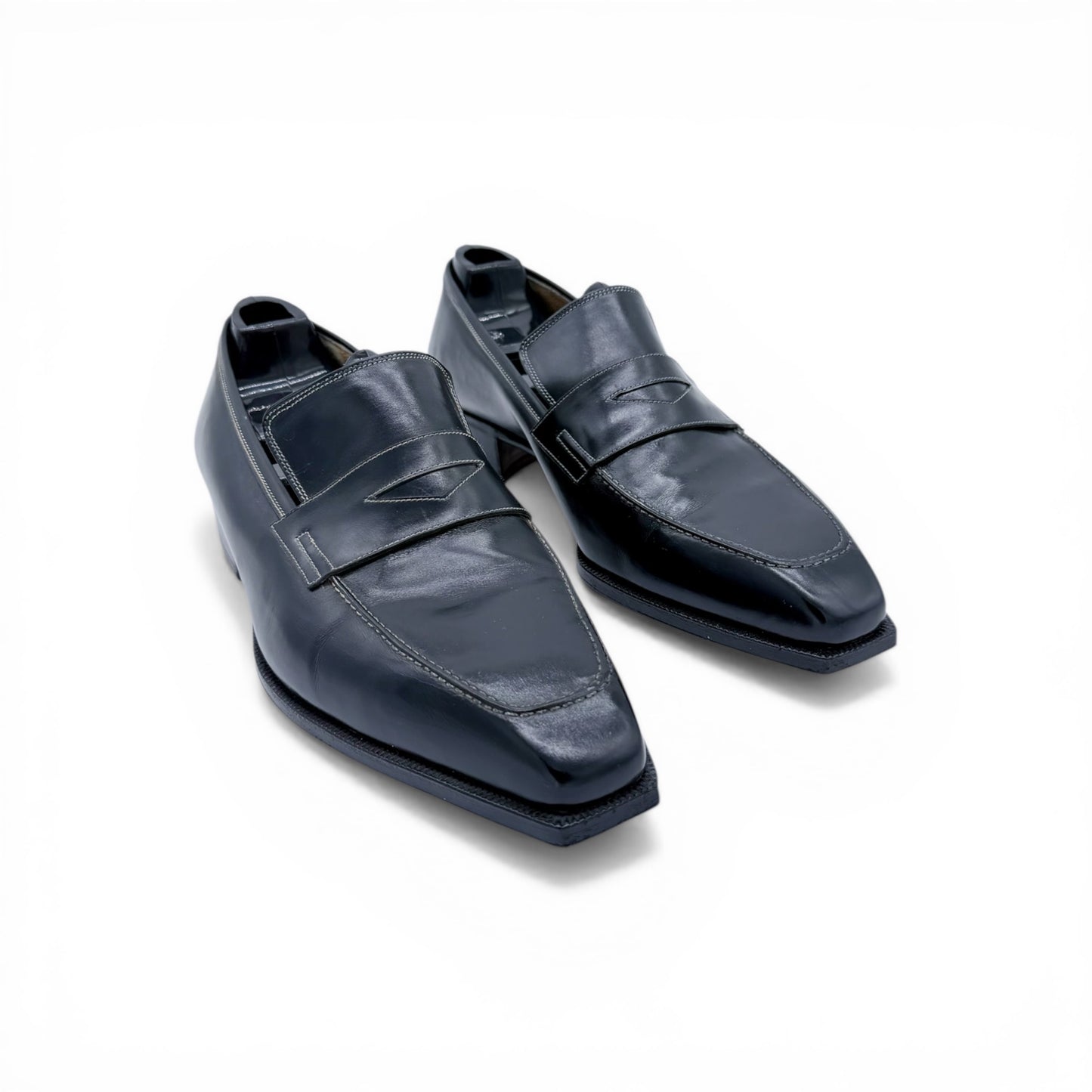Mocassin Artioli en cuir noir