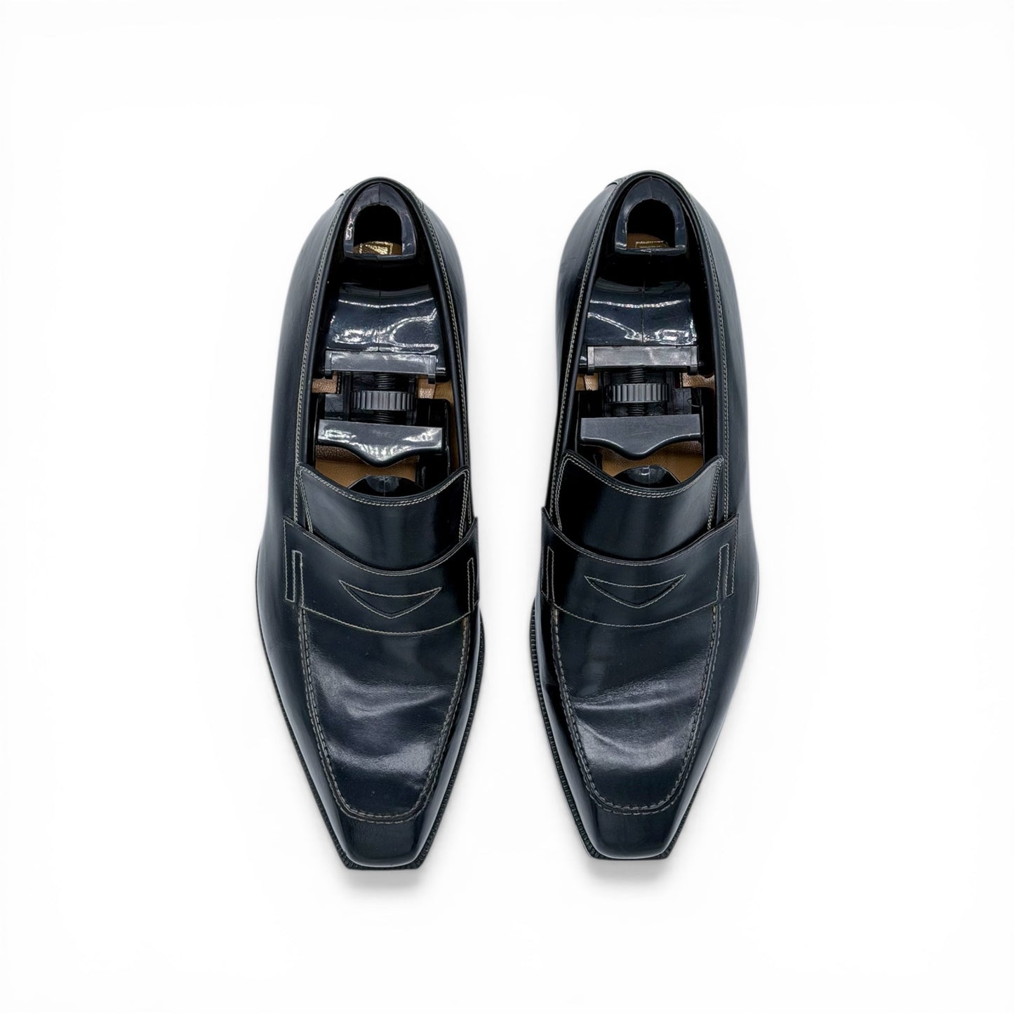Mocassin Artioli en cuir noir