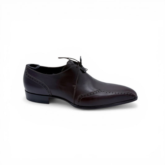 Derby Roberto Celk en cuir marron foncé