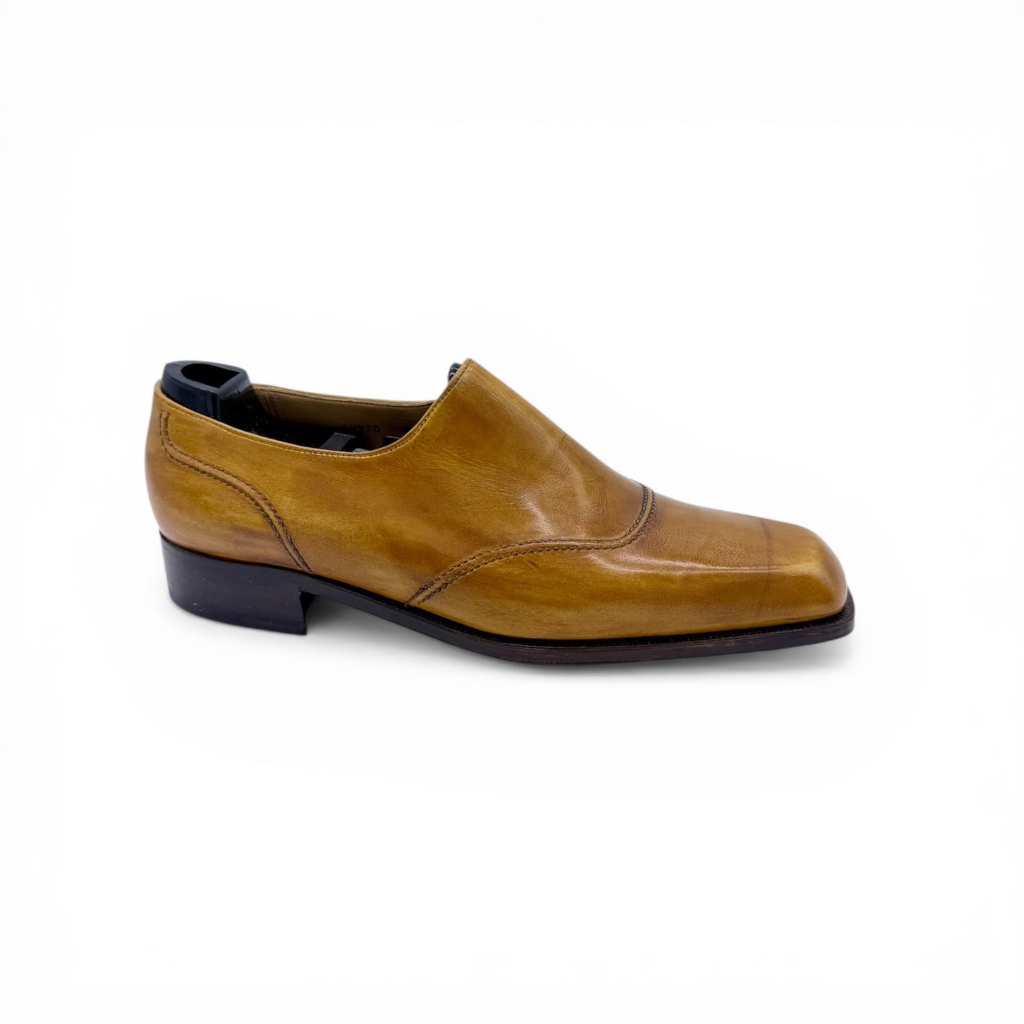 Mocassin Artioli en cuir gold