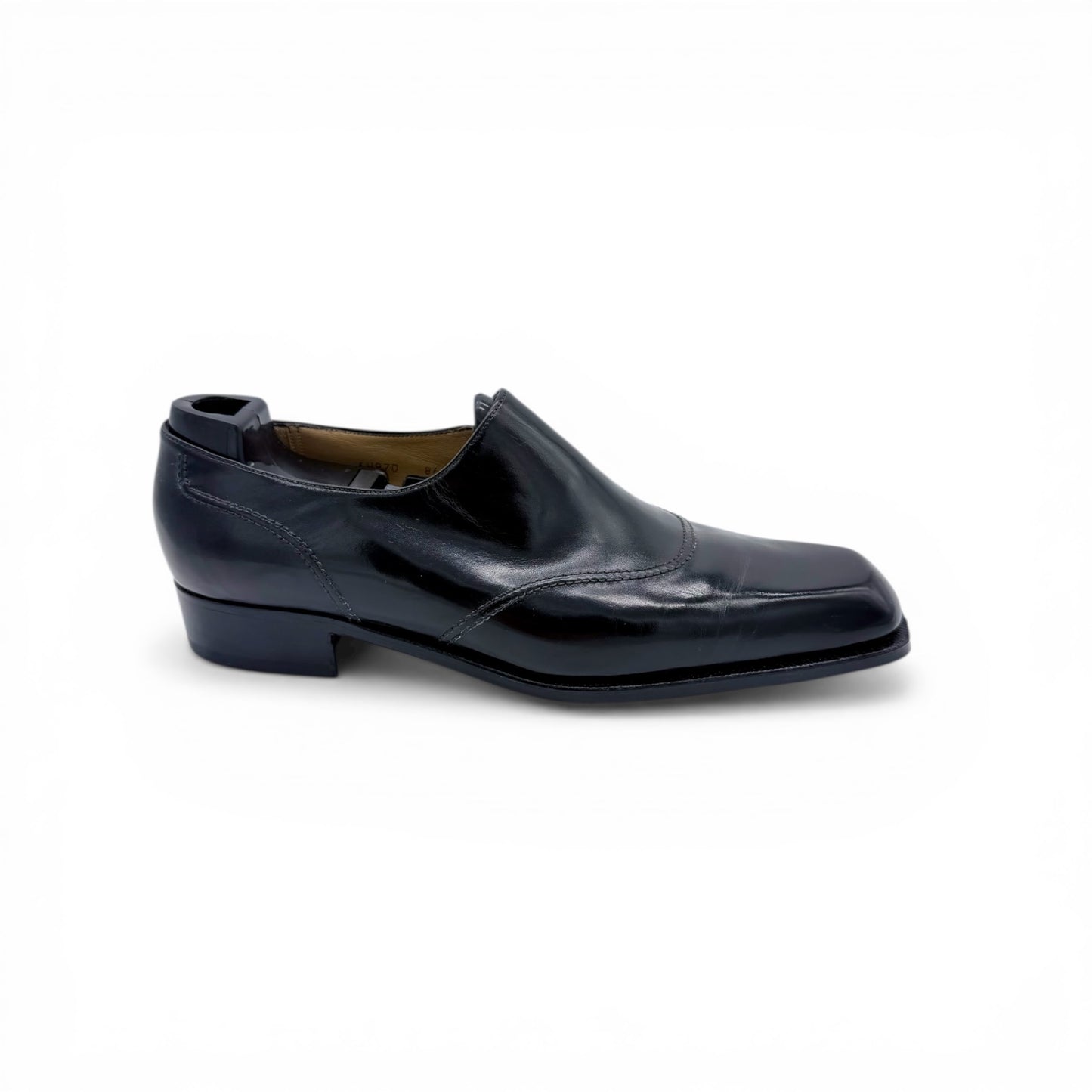 Mocassin Artioli en cuir noir