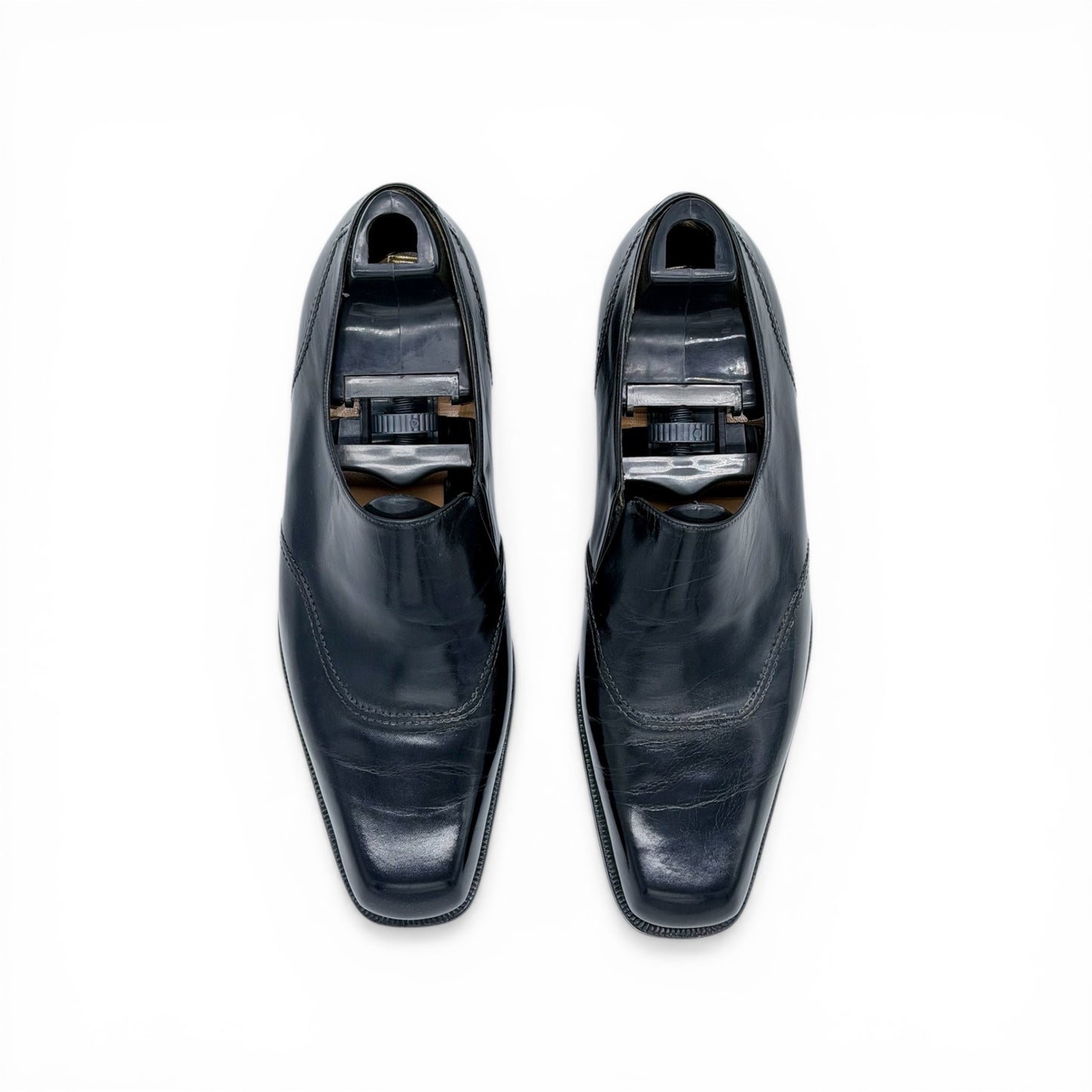 Mocassin Artioli en cuir noir