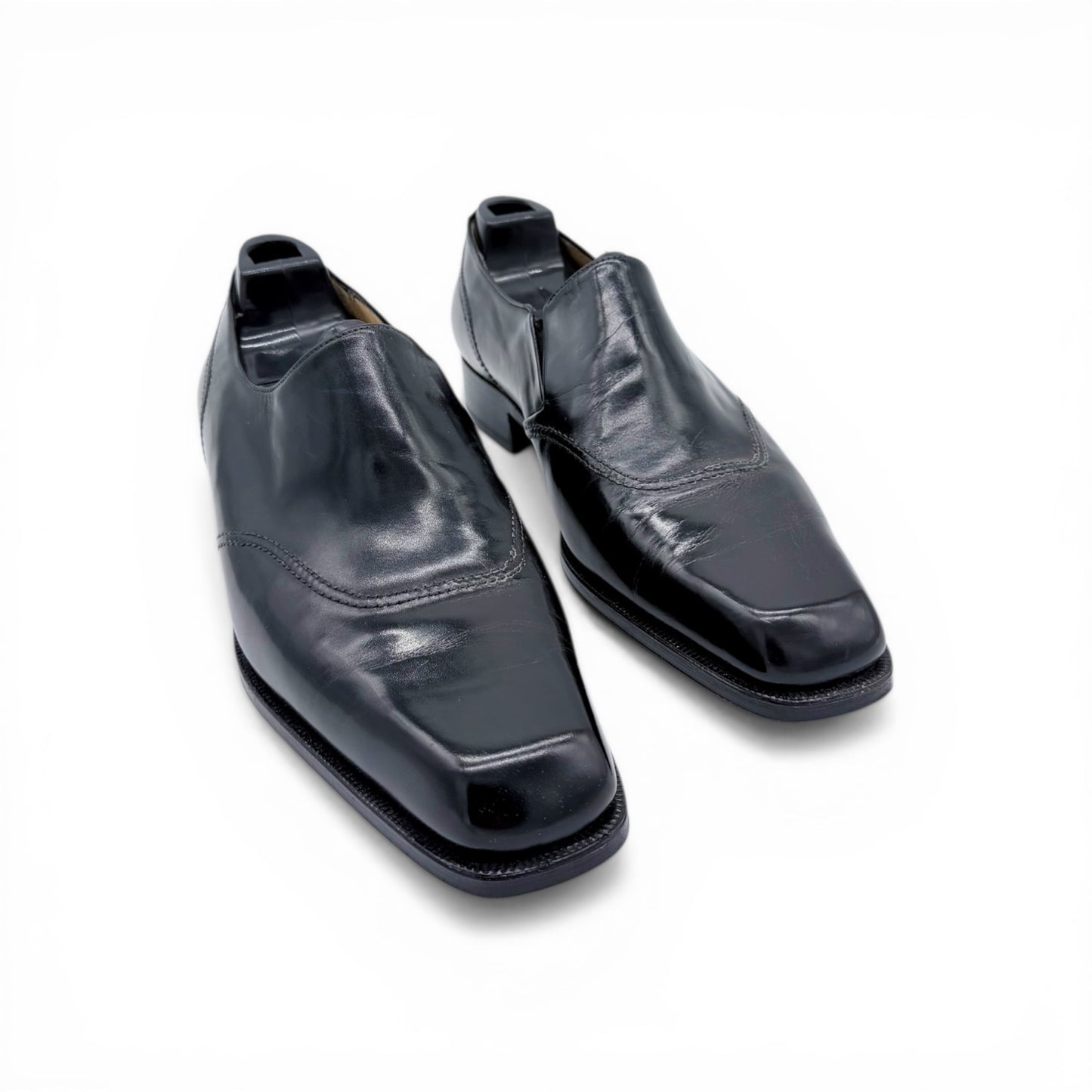Mocassin Artioli en cuir noir