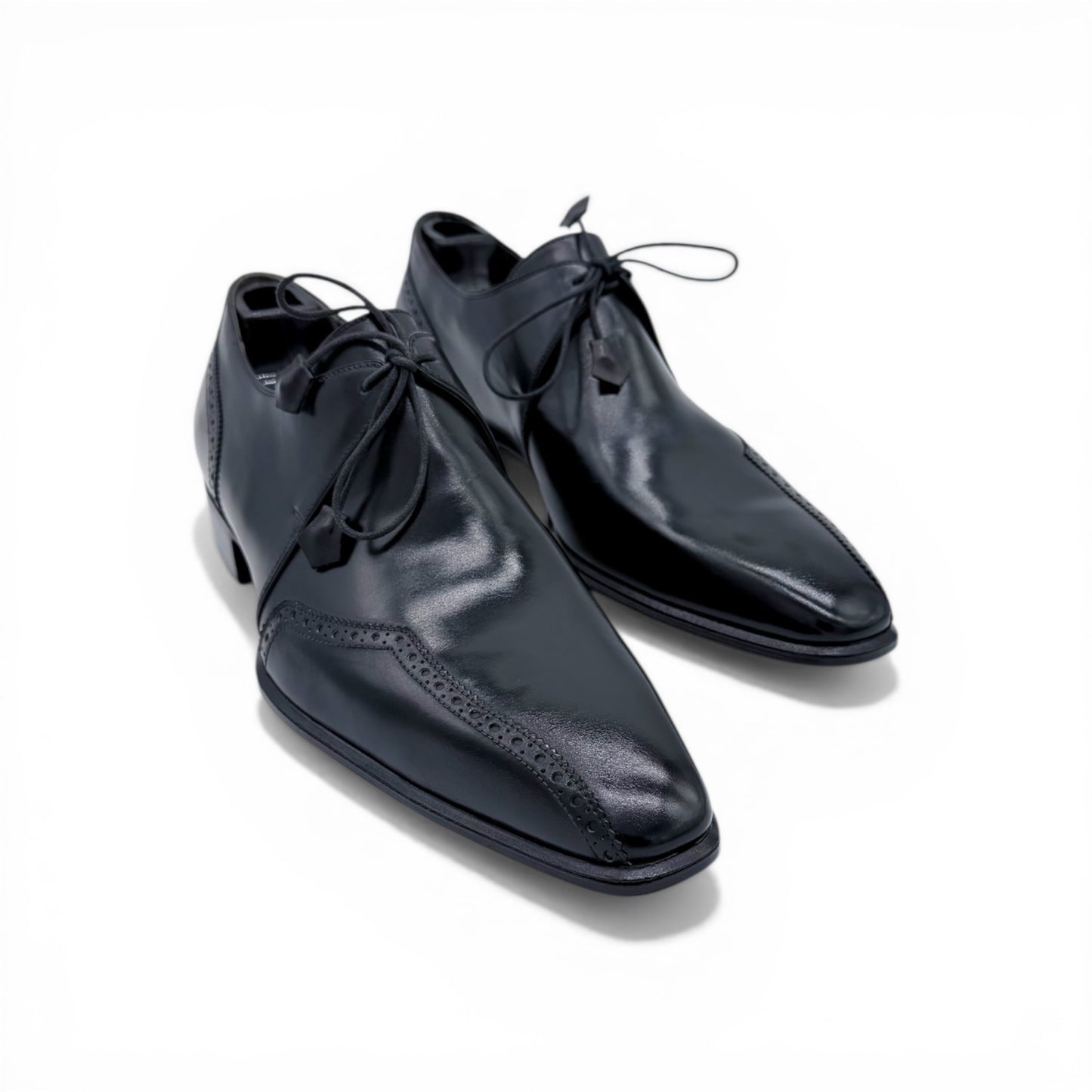 Derby Roberto Celk en cuir noir