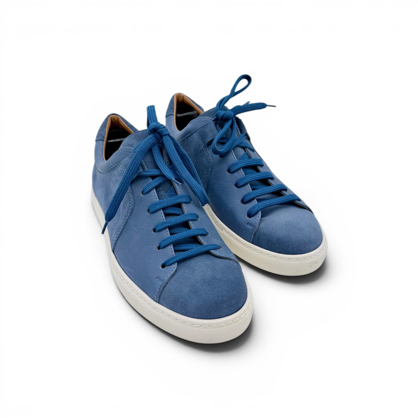 Sneakers Roberto Celk en cuir et suède bleu