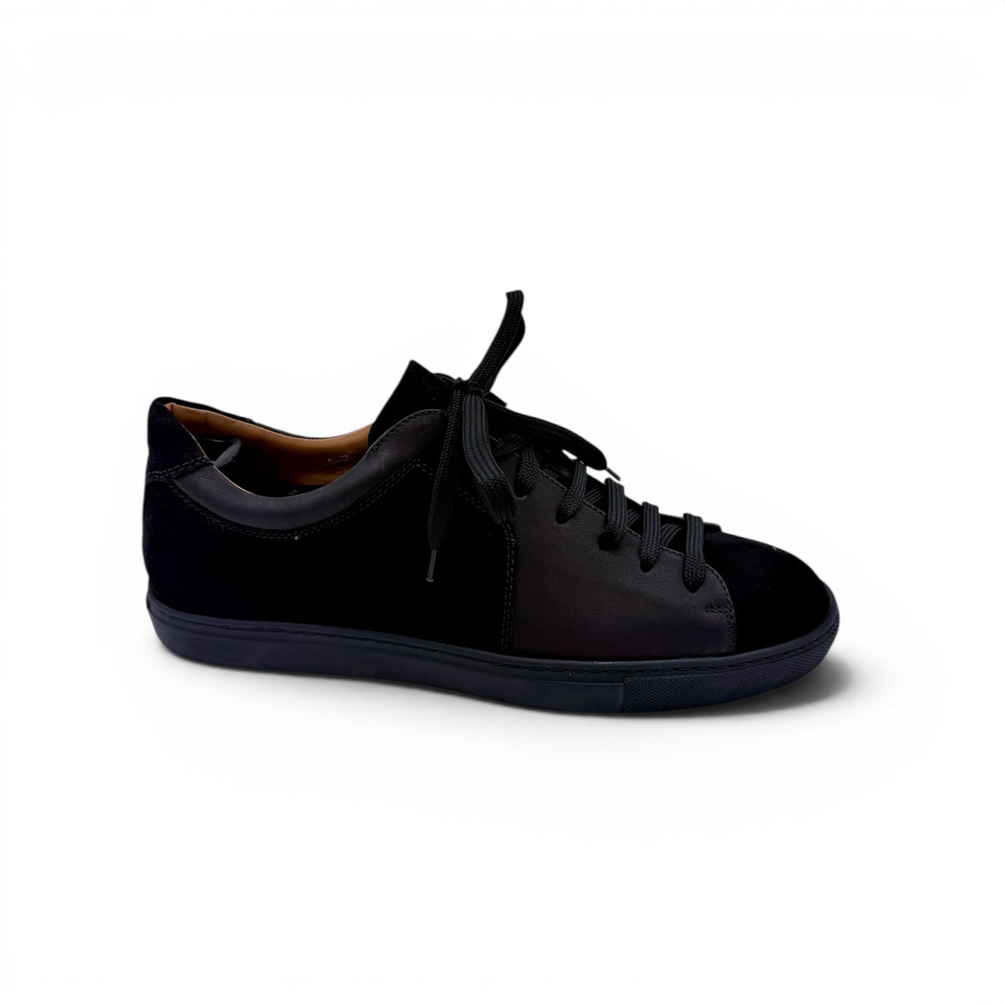 Sneakers Roberto Celk en cuir et suède noir